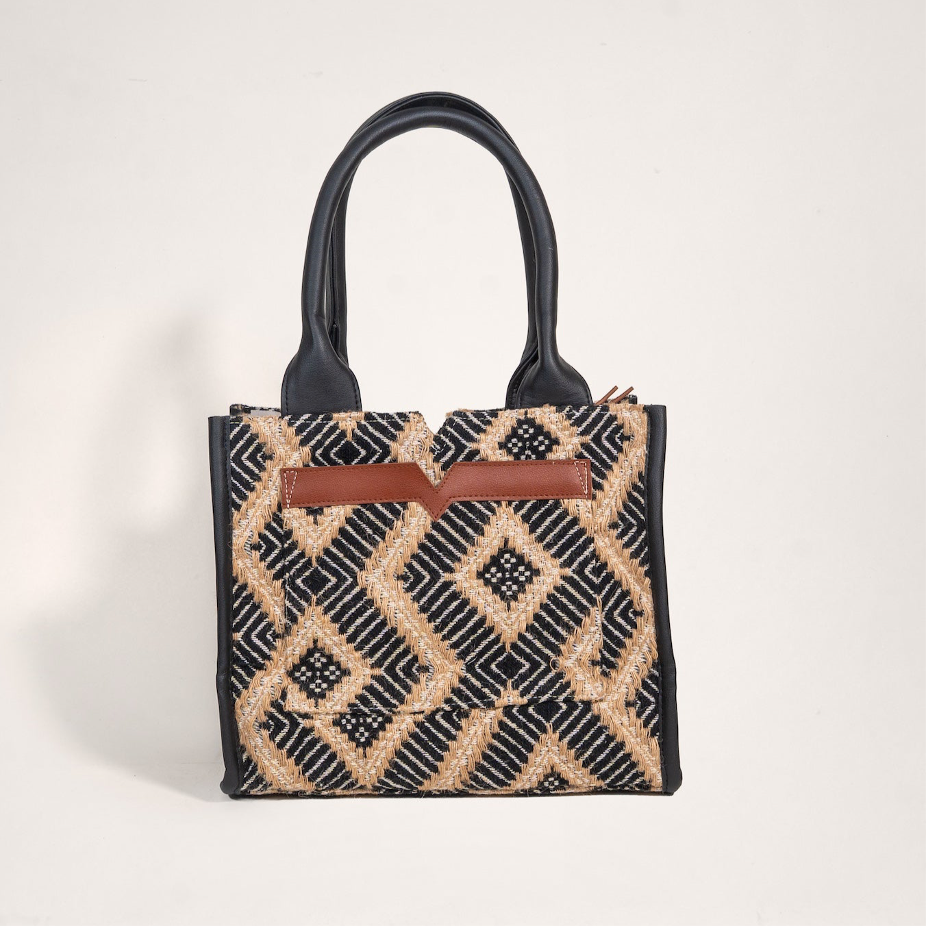 Sahara Grid Box Bag (Medium)