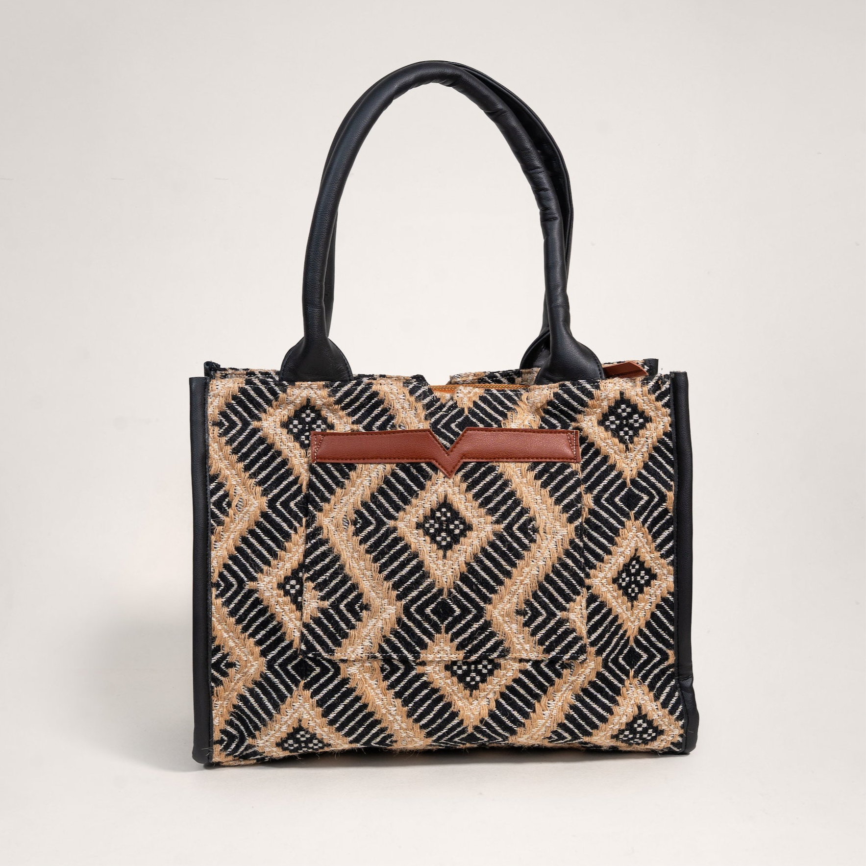 Sahara Grid Box Bag (Large)