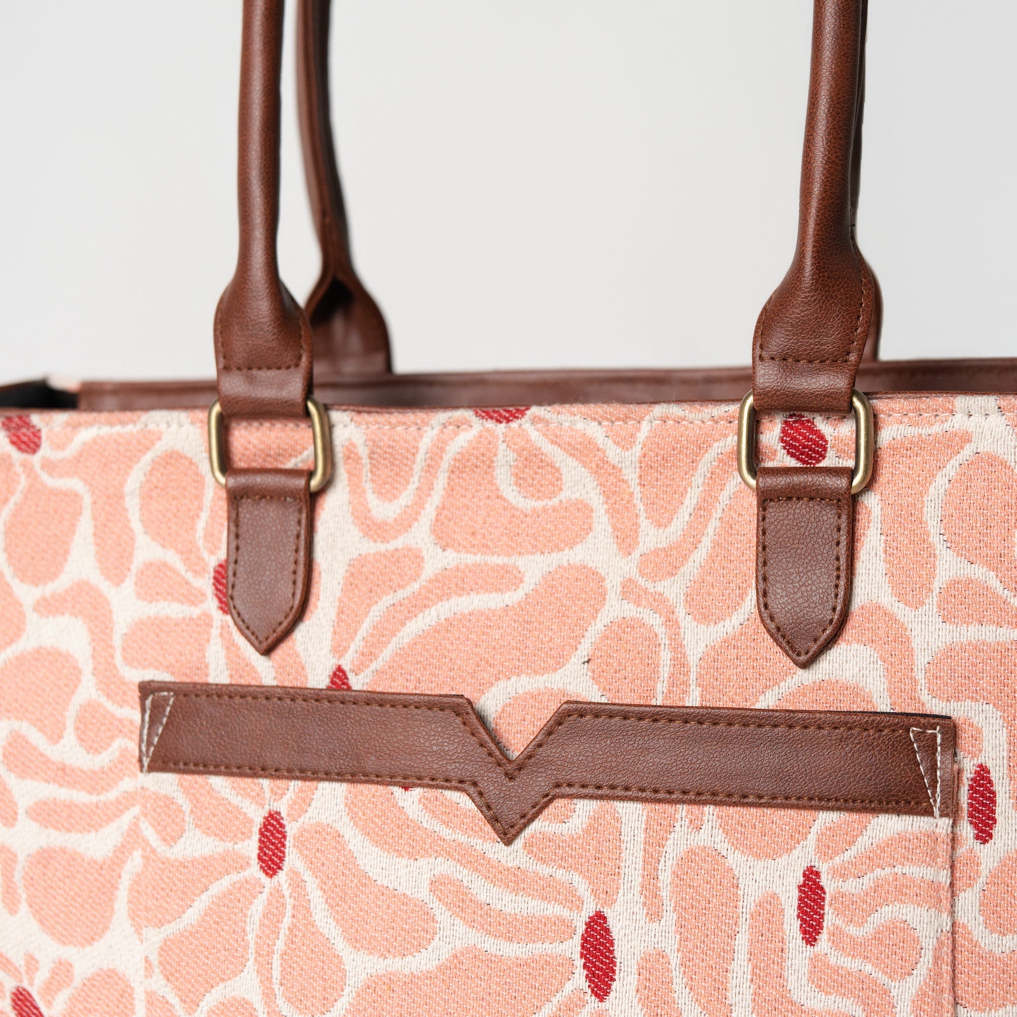 Coral Echo Office Tote