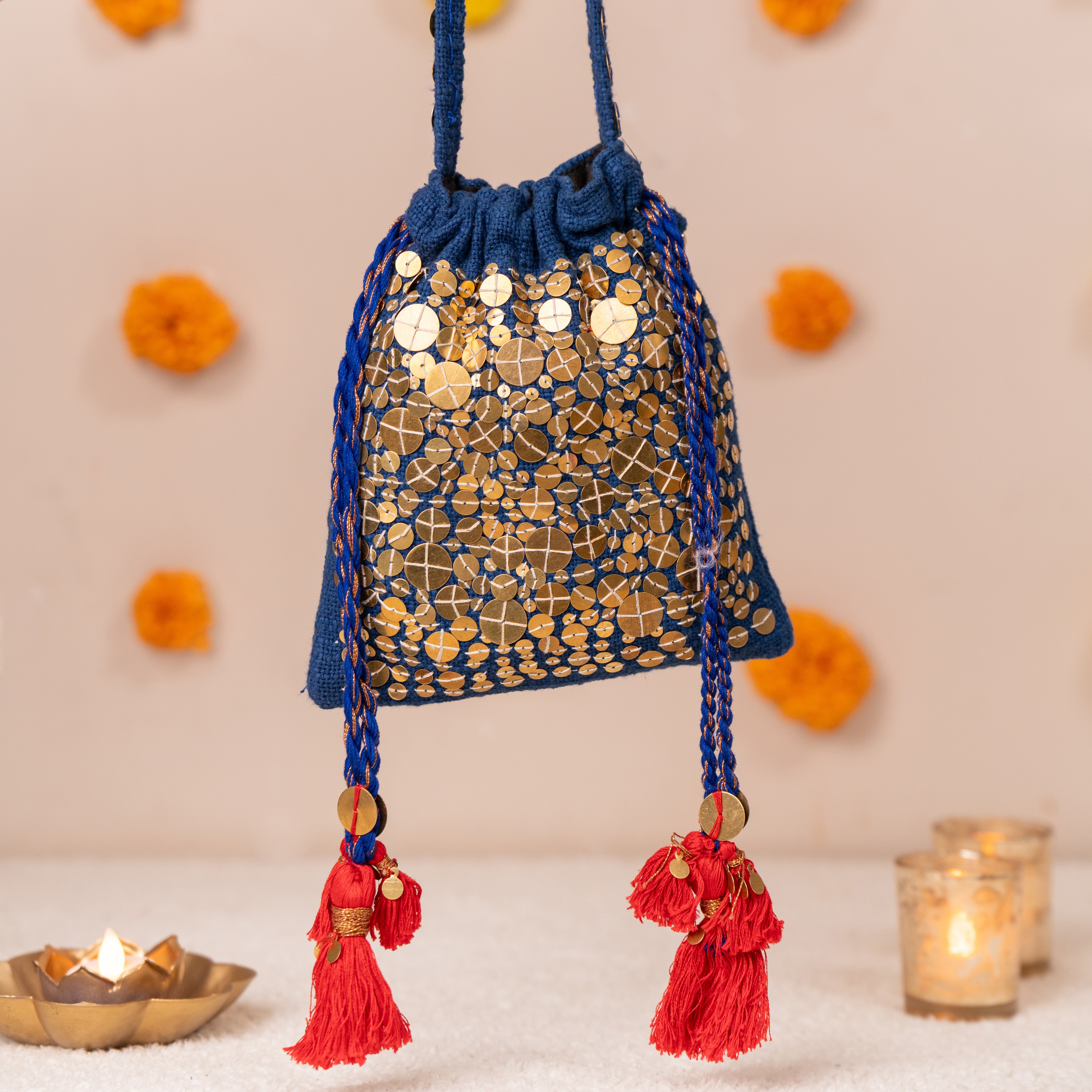 Mor bani thanghat festive Potli