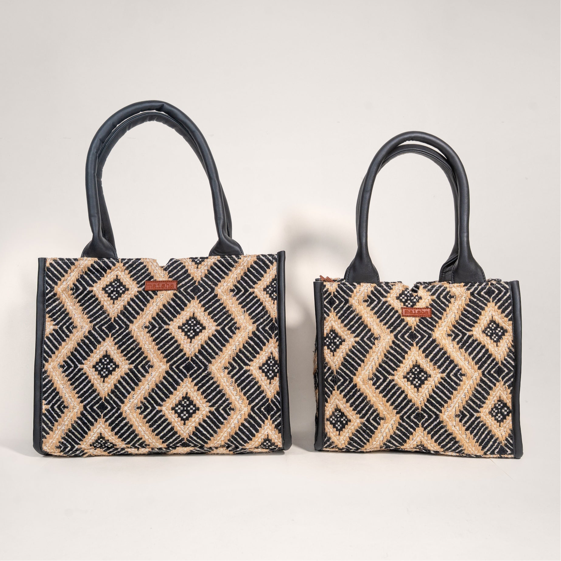 Sahara Grid Box Bag (Large)