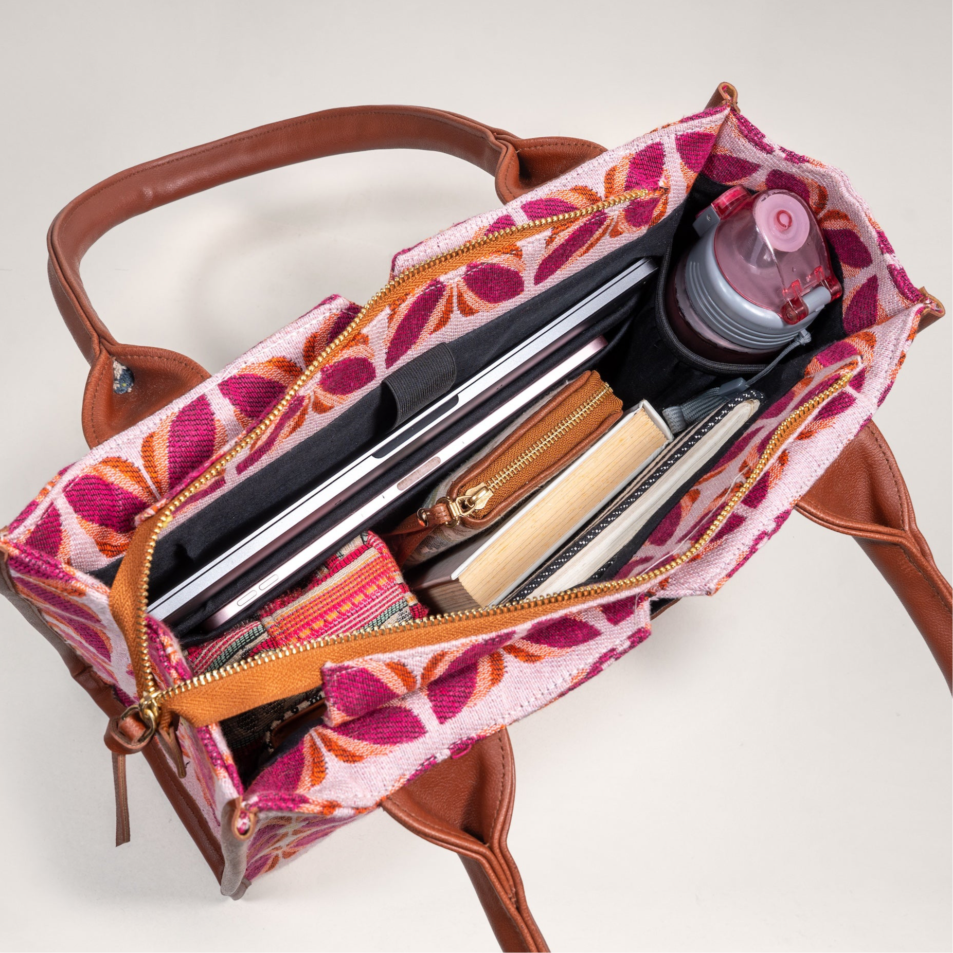 Pink Mogra Box Bag (Large)