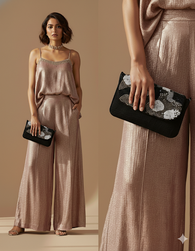 Midnight Moon Festive Sling Bag