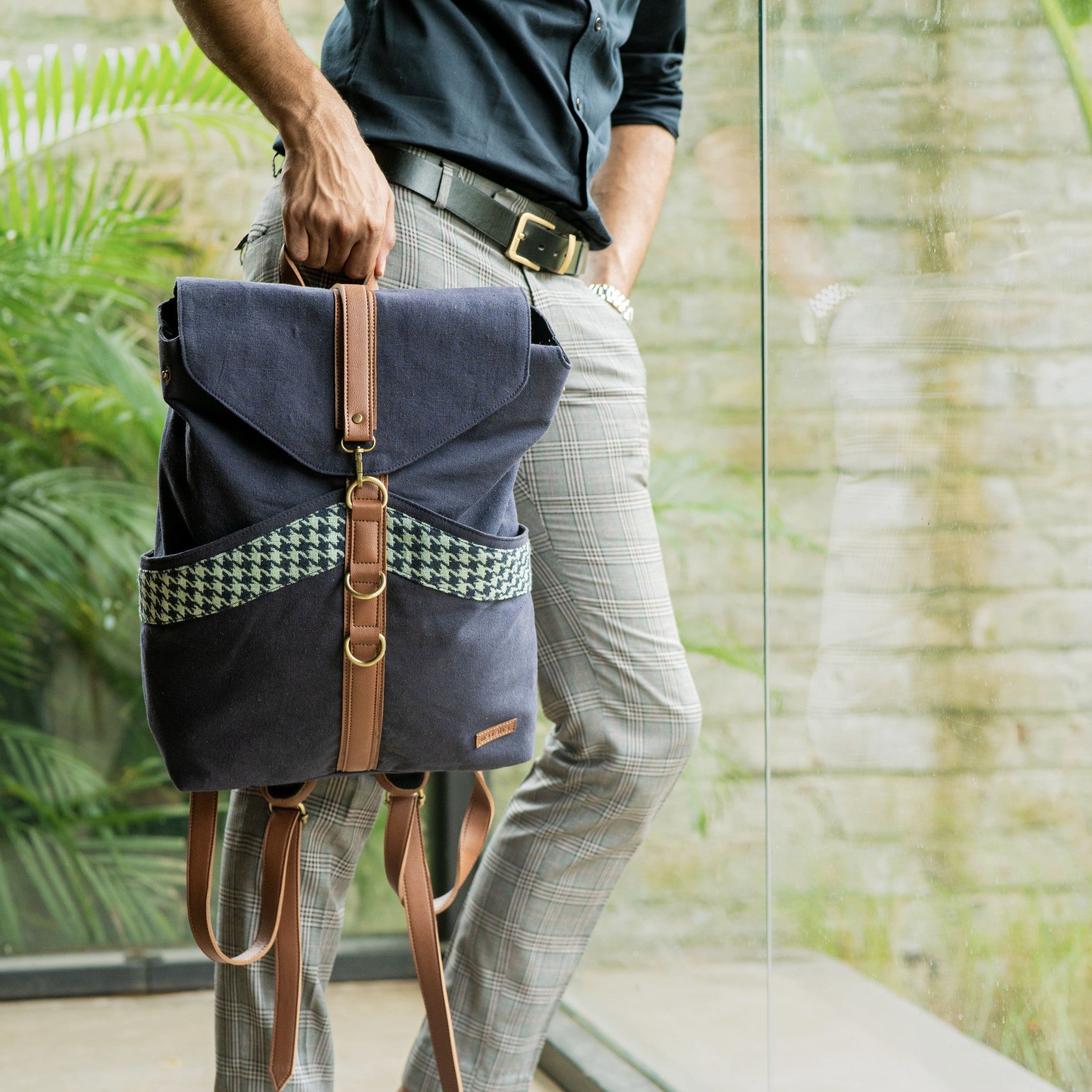Midnight Blue Unisex Backpack Bag