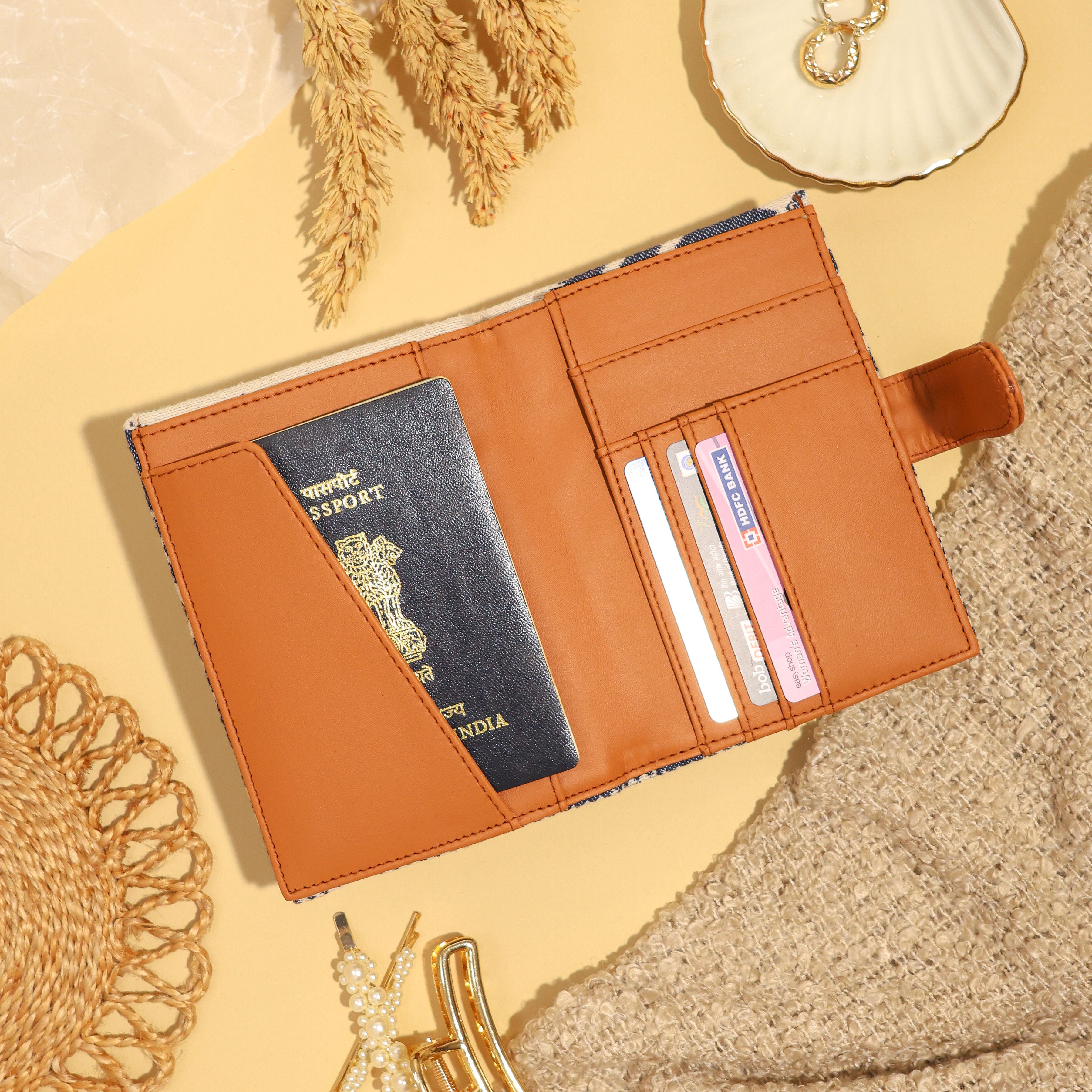 Adventurous Blue Passport Cover