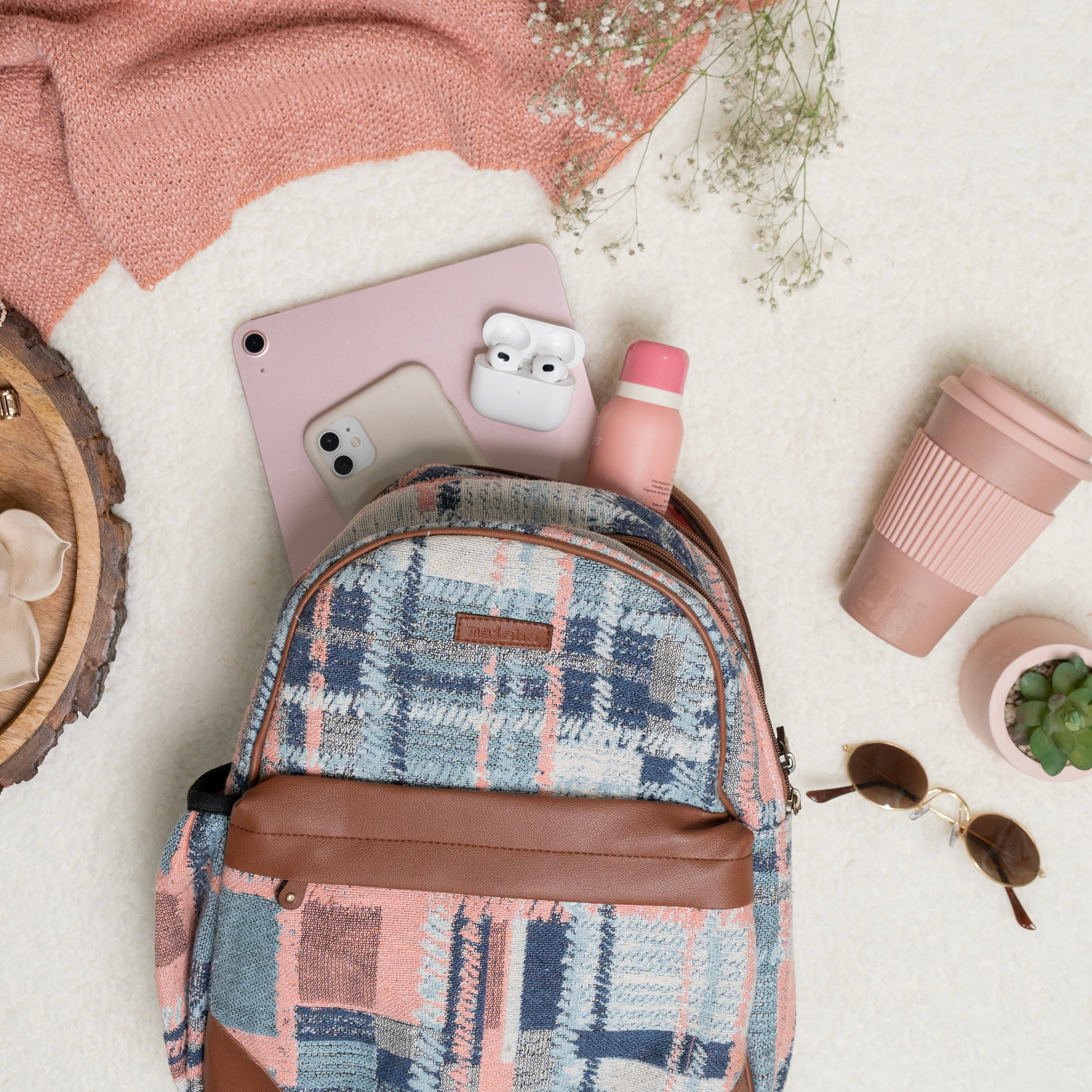 Denim Dreams Compact Backpack Bag