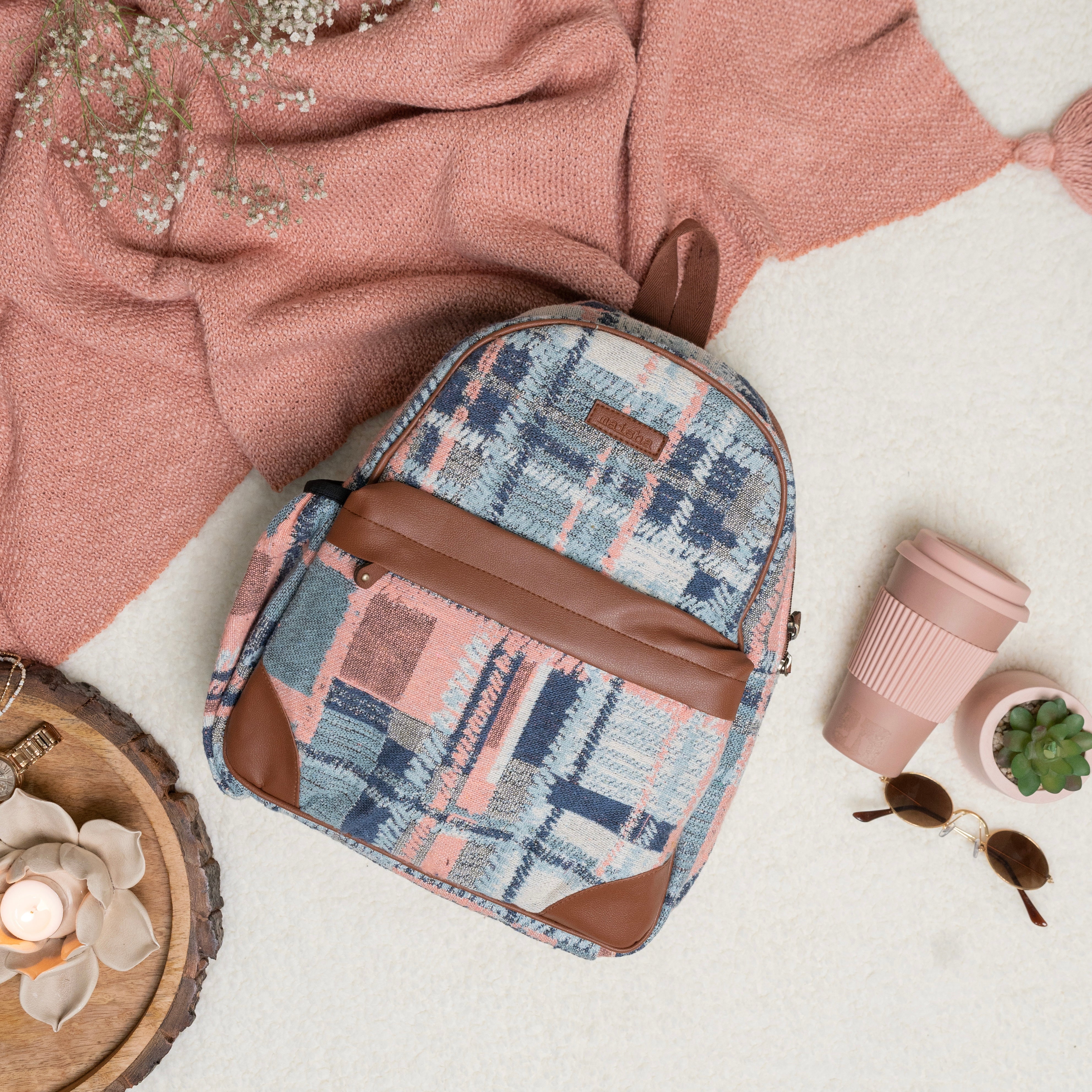 Denim Dreams Compact Backpack Bag