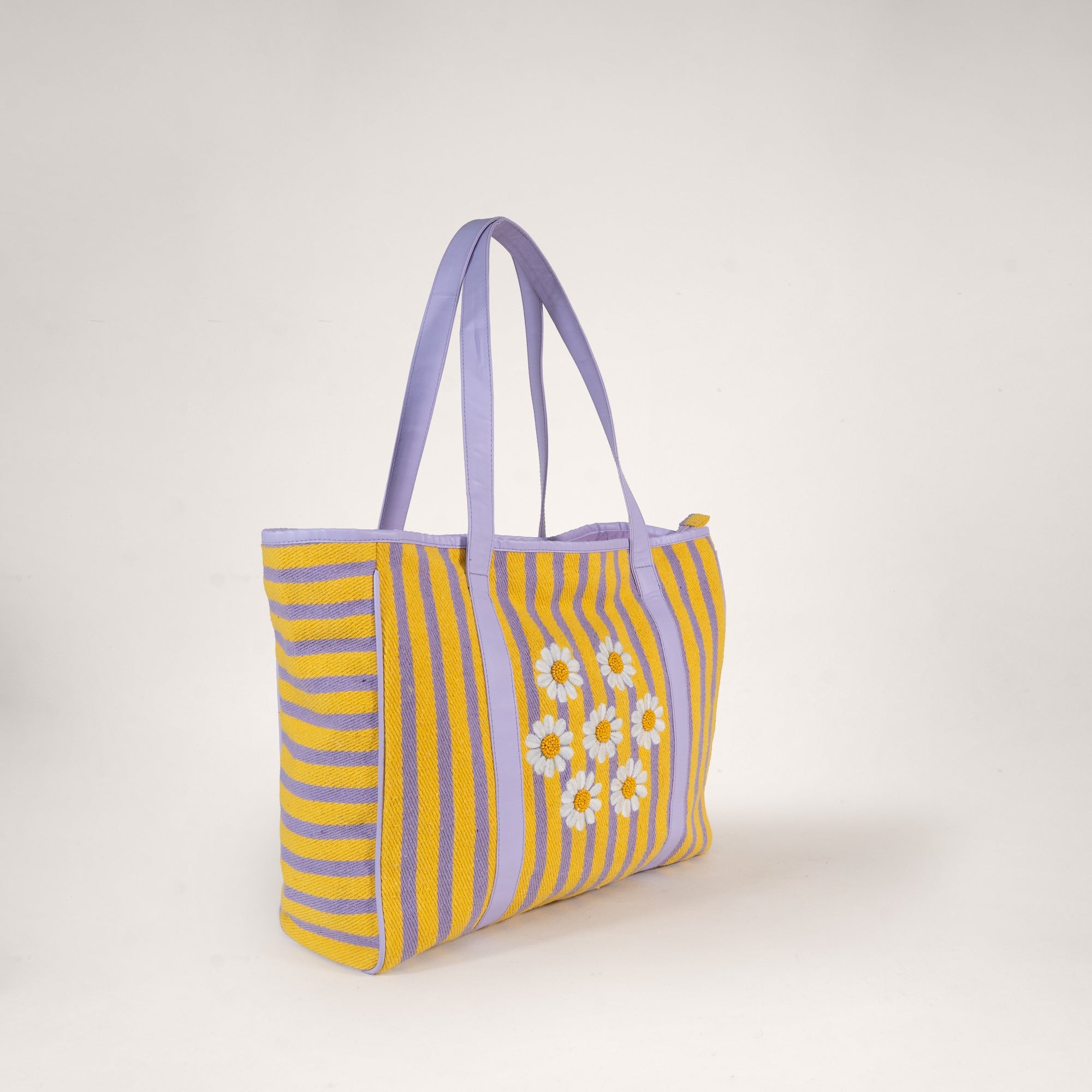 Lilac Daisies Shopper