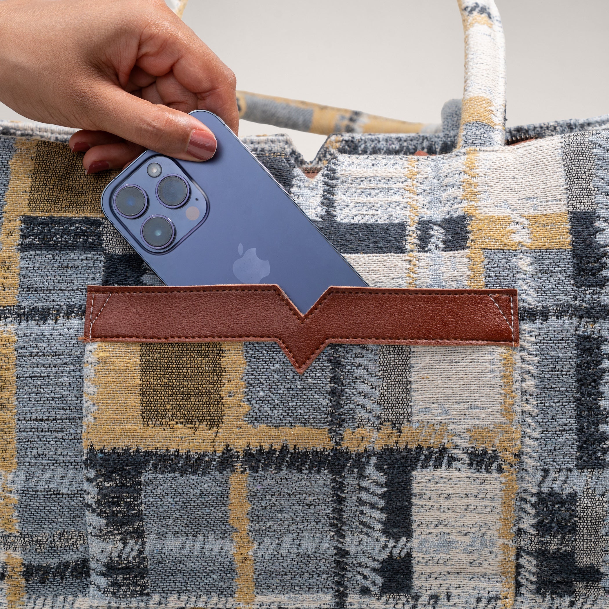 Denim Dusk Box Bag (Large)
