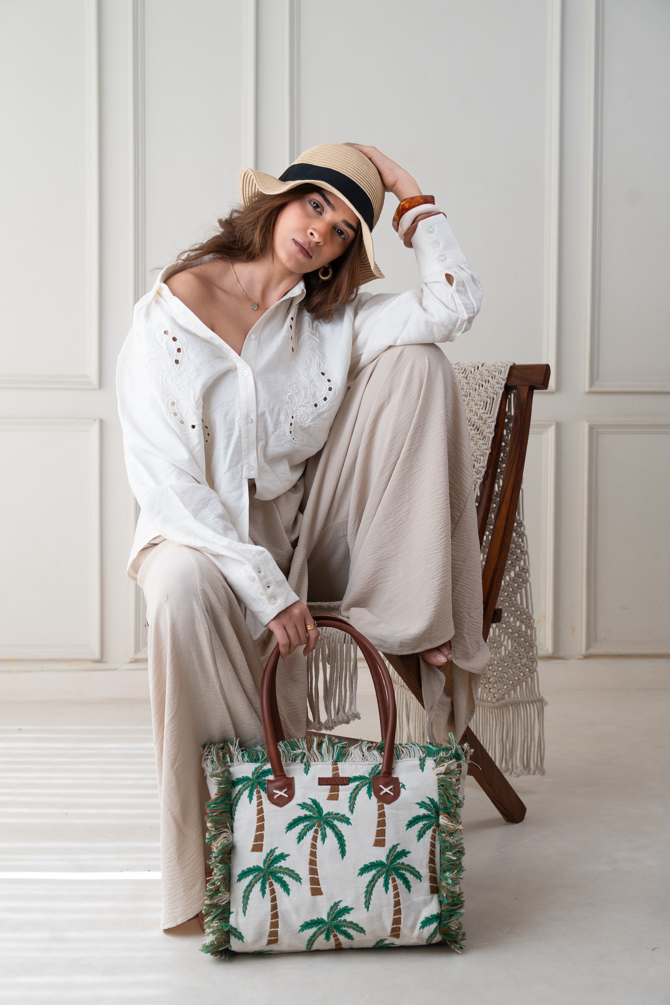 Coastal Palm Tote Bag