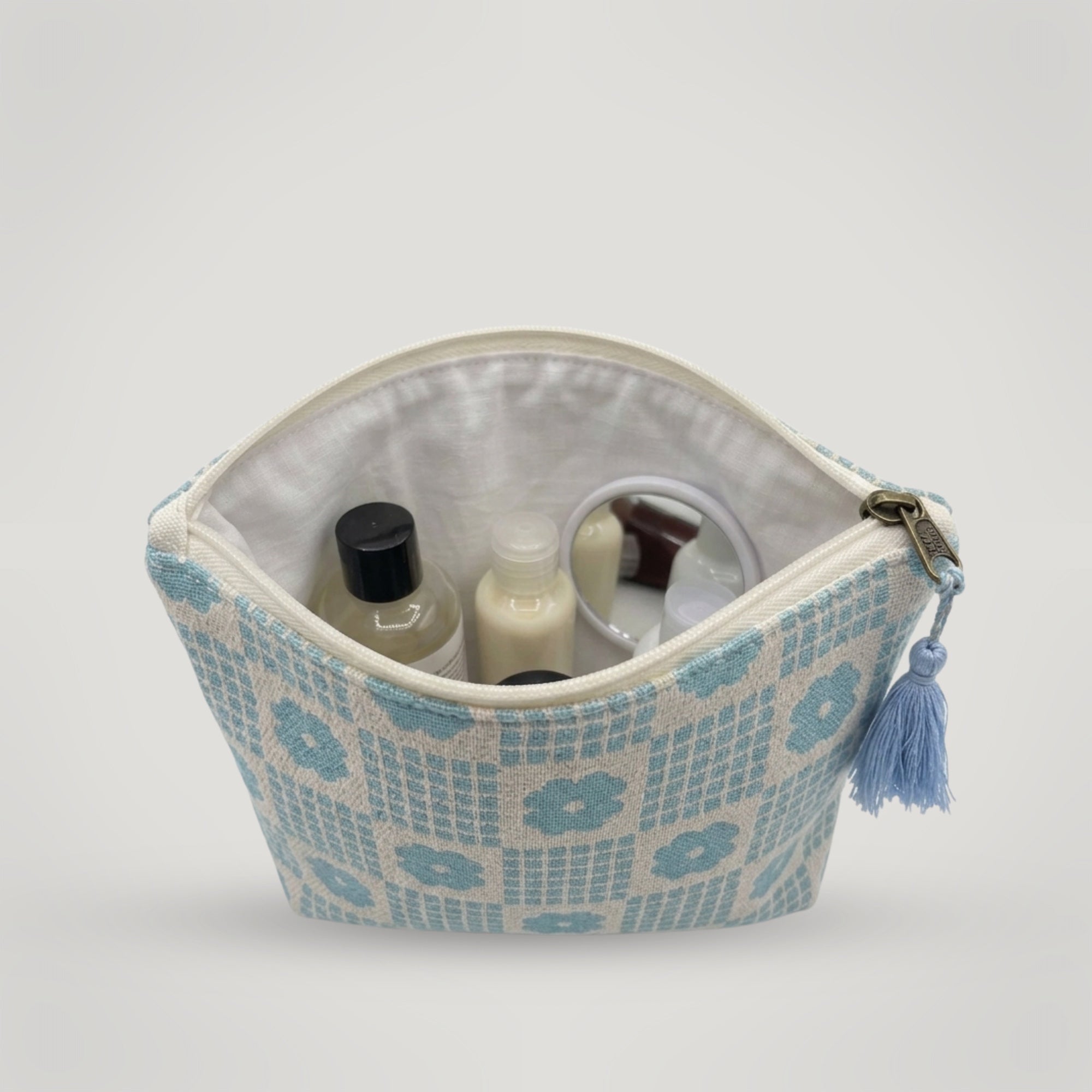 BlueBell Check Mini Pouch