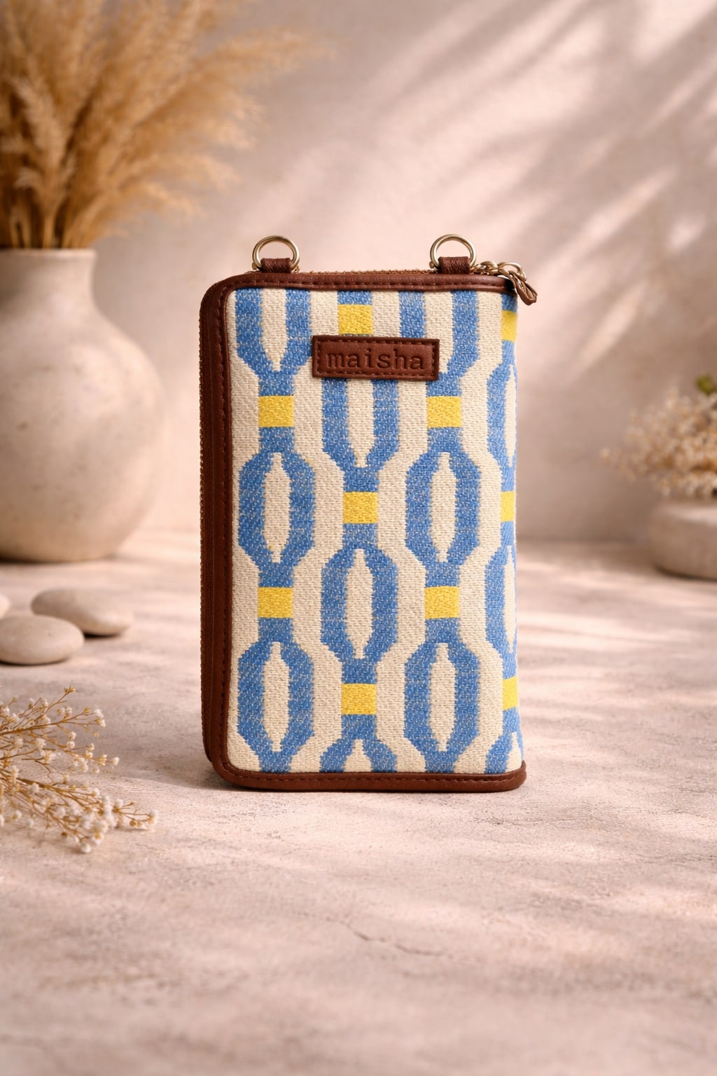 Blue Loom Mobile Wallet Sling