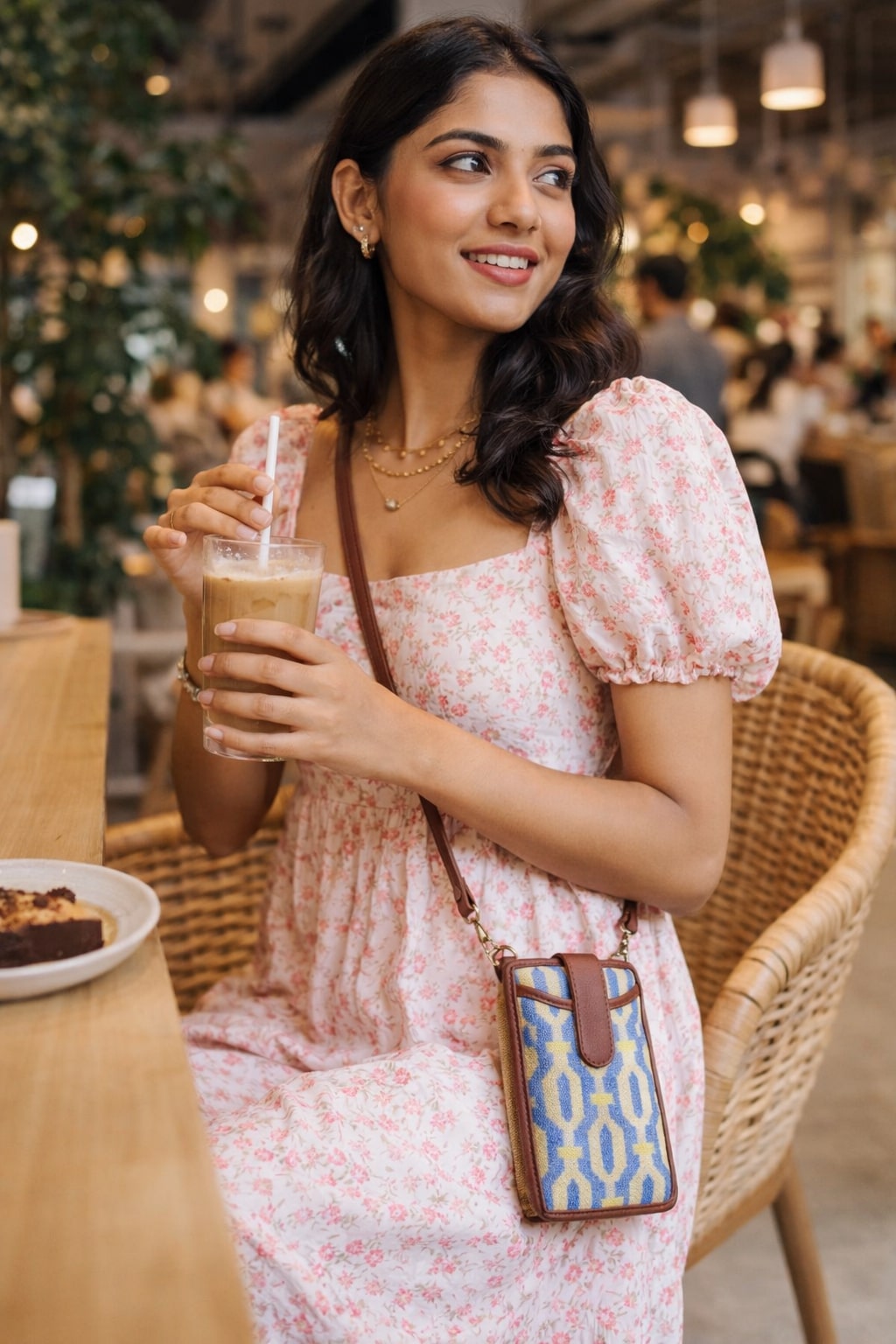 Blue Loom Mobile Wallet Sling