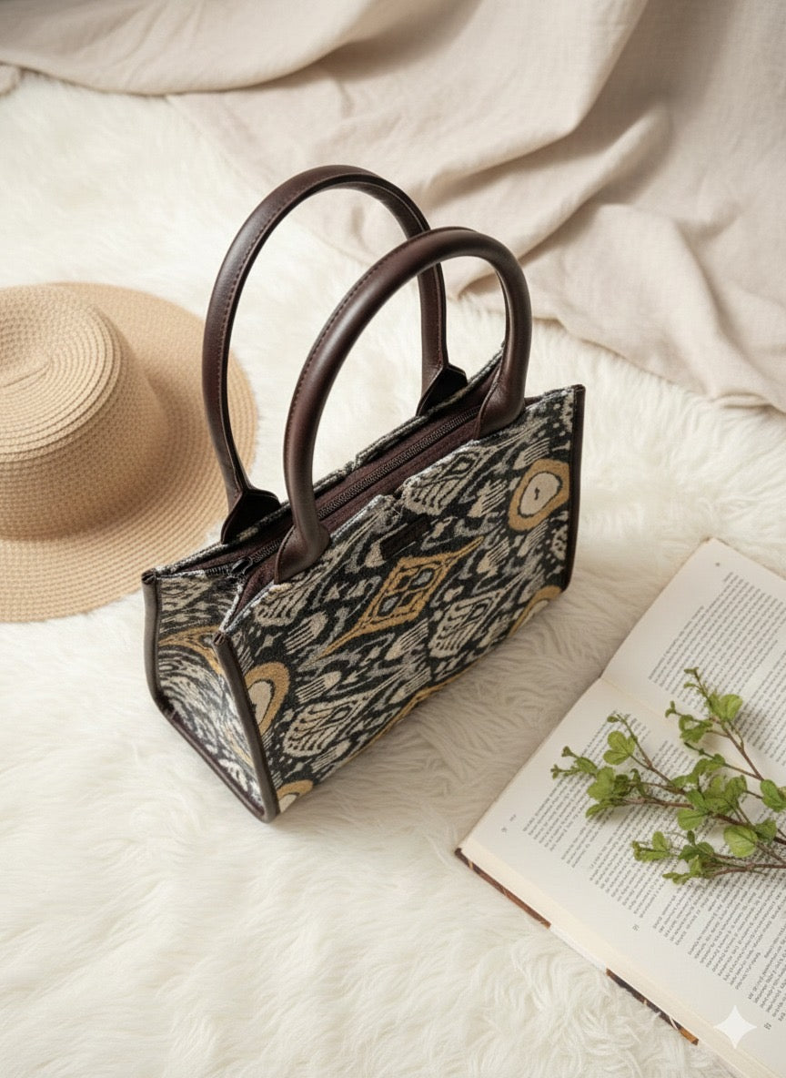 Ikat Ember Box Bag (Large)