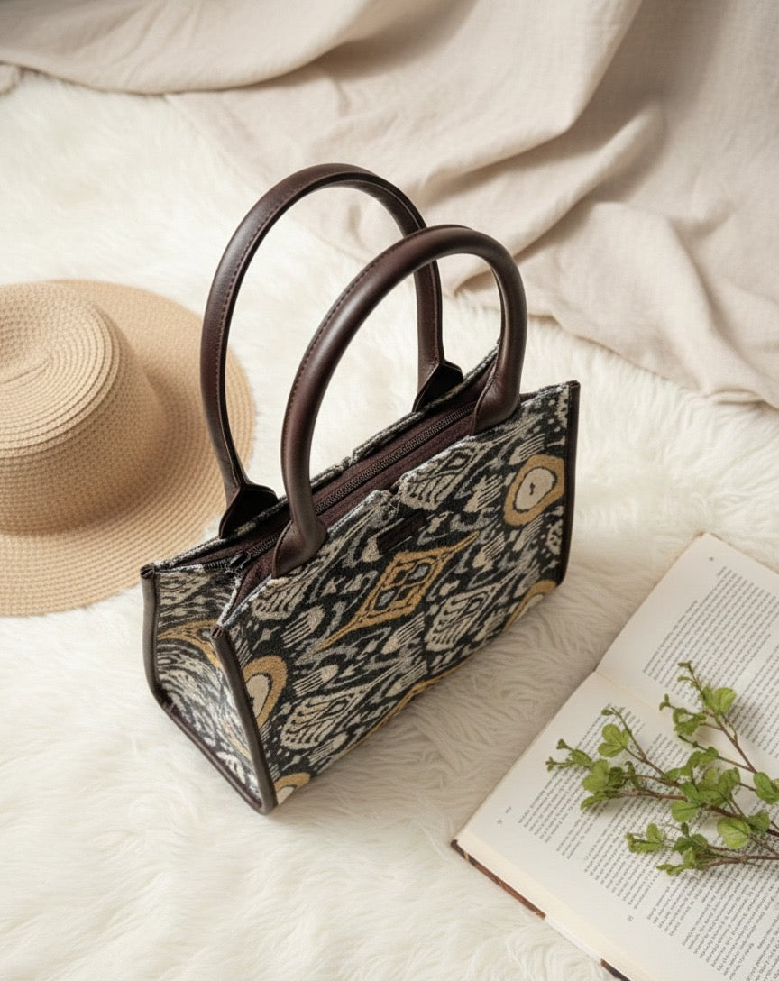 Ikat Ember Box Bag (Large)