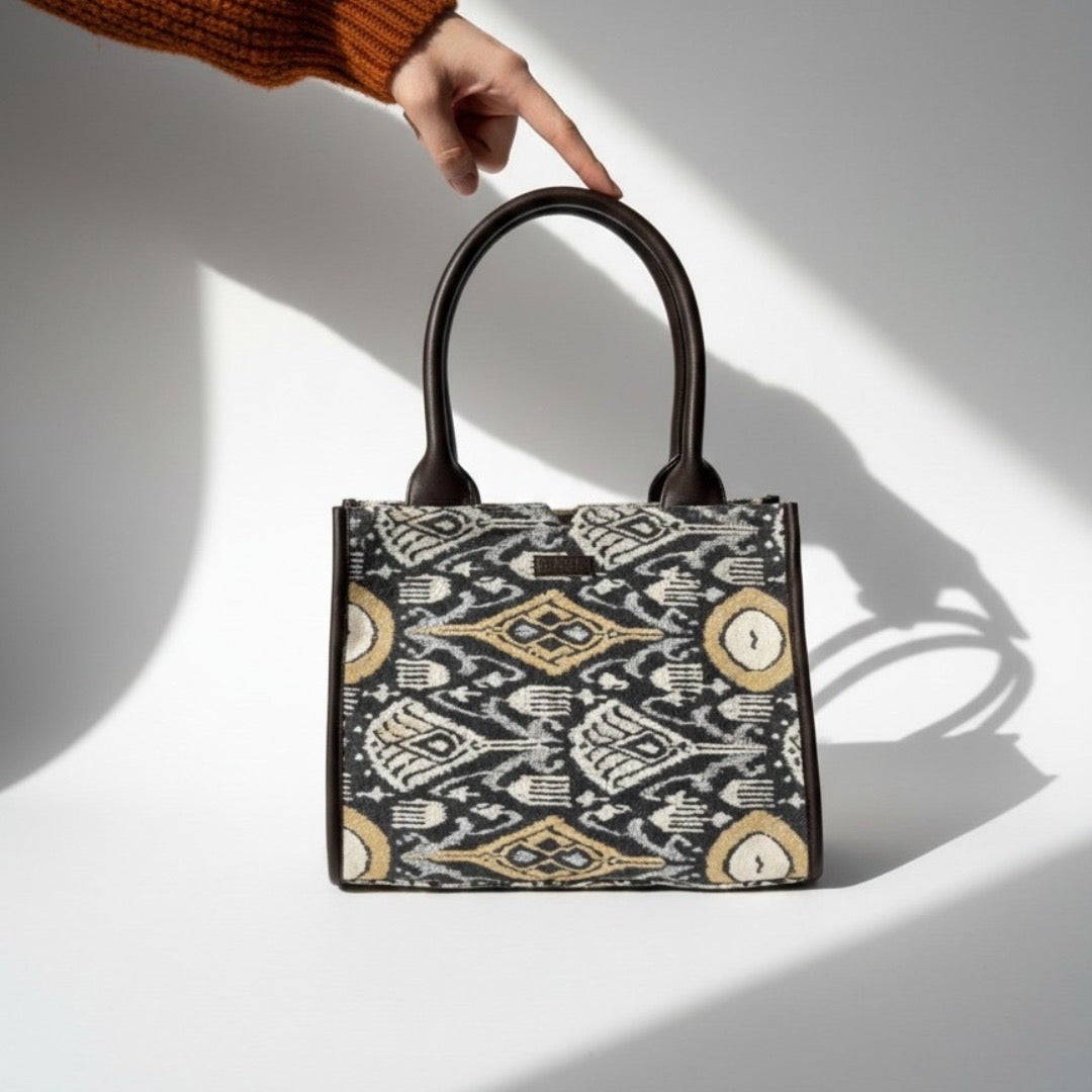 Ikat Ember Box Bag (Large)