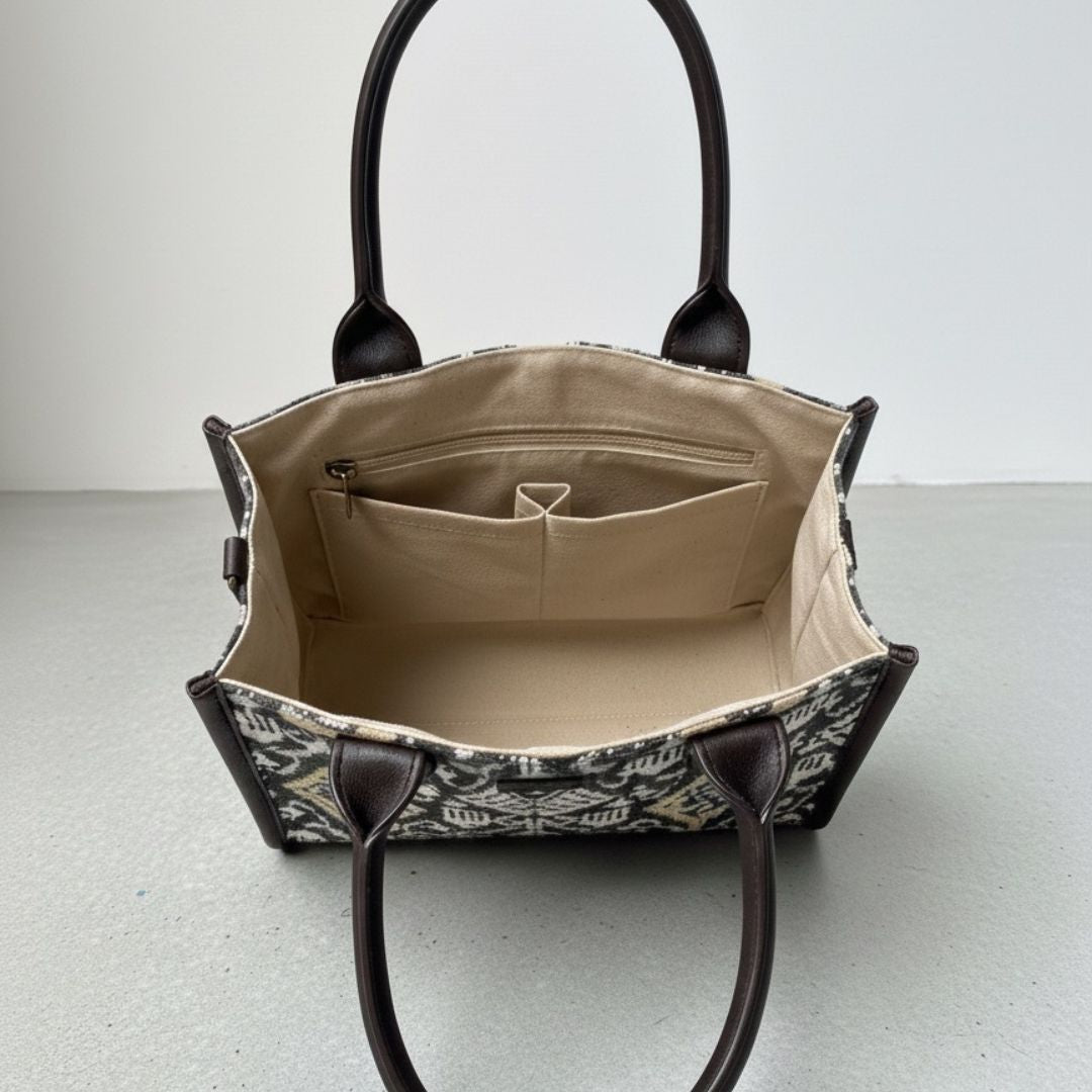 Ikat Ember Box Bag (Medium)