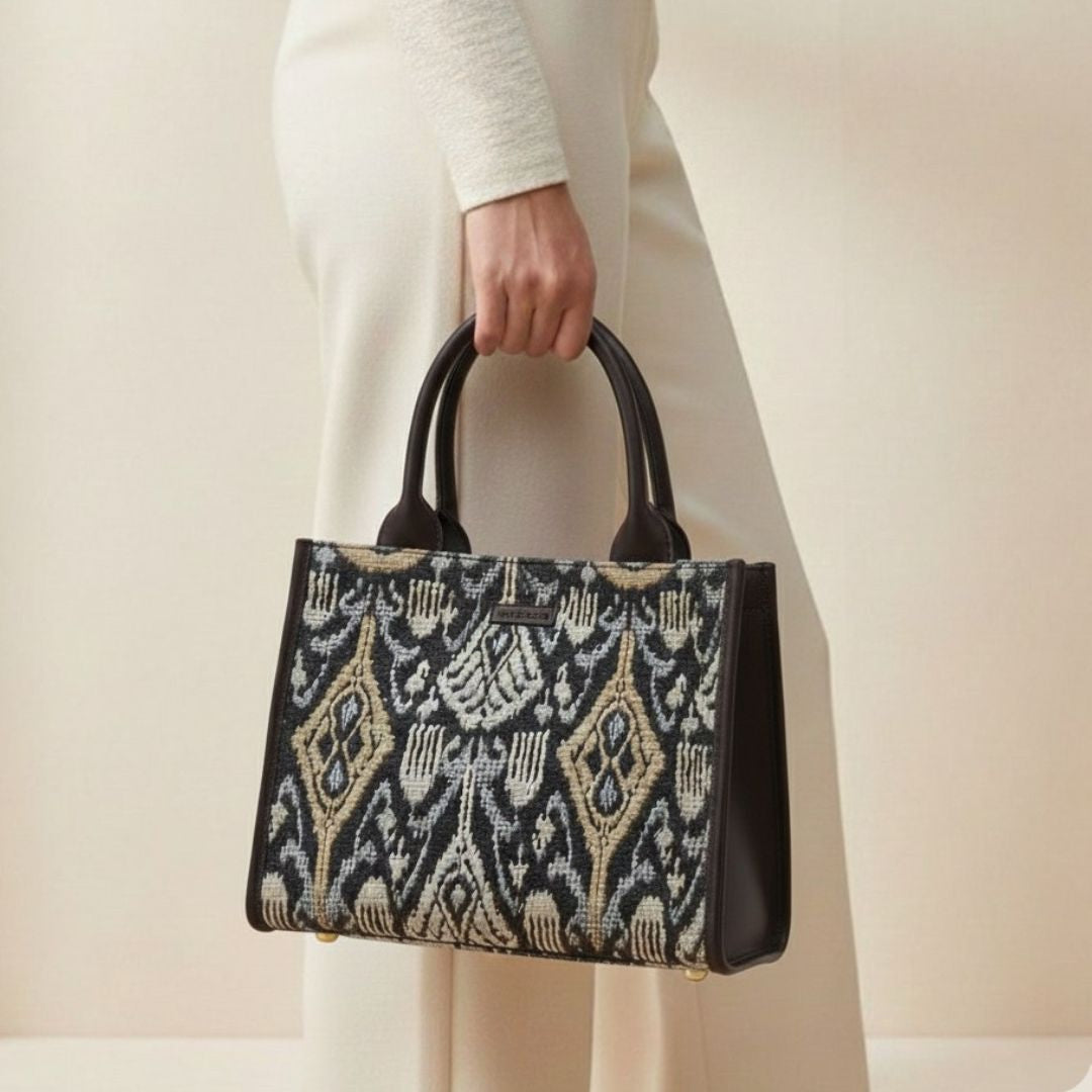 Ikat Ember Box Bag (Medium)