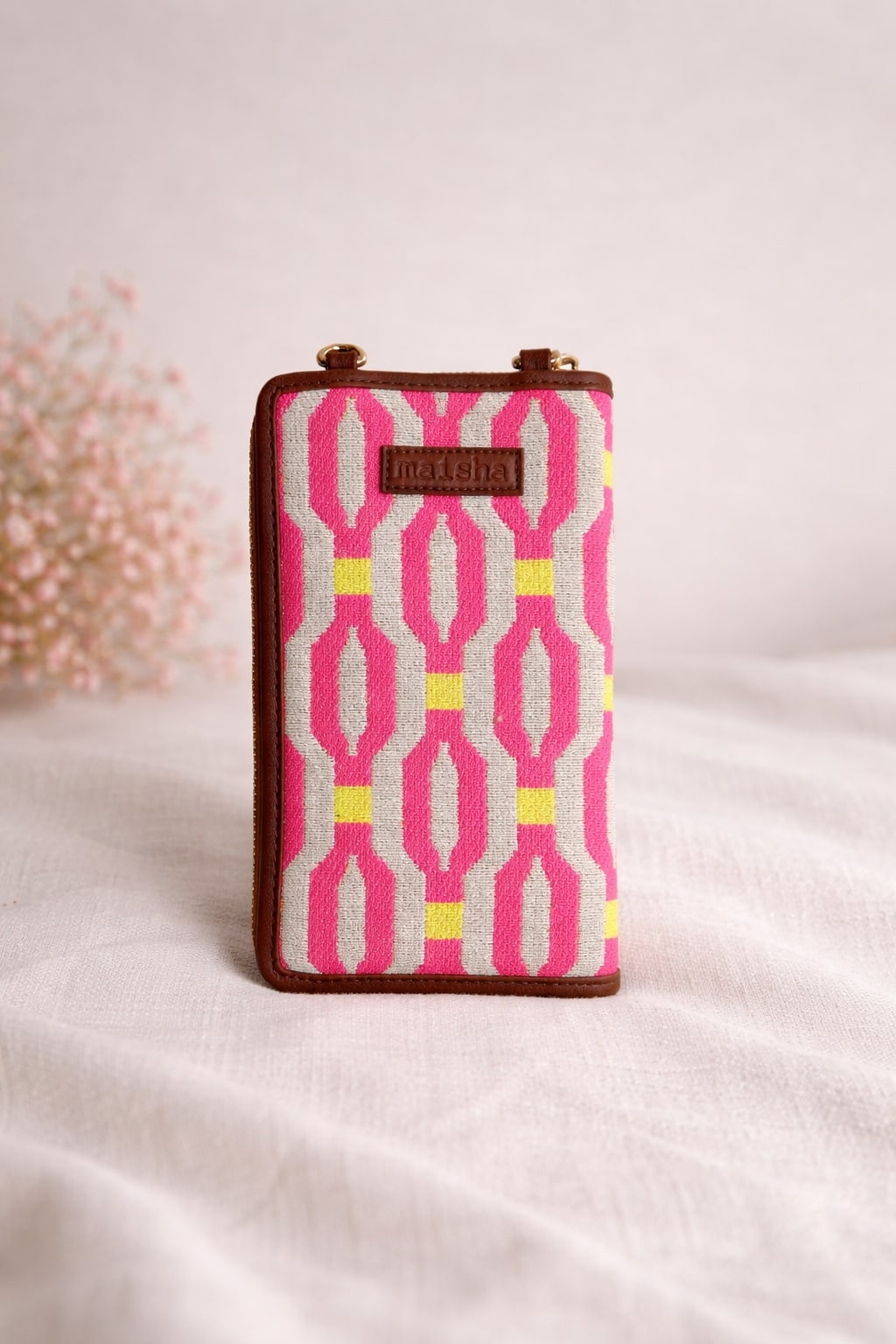 Rose Link Mobile Wallet Sling