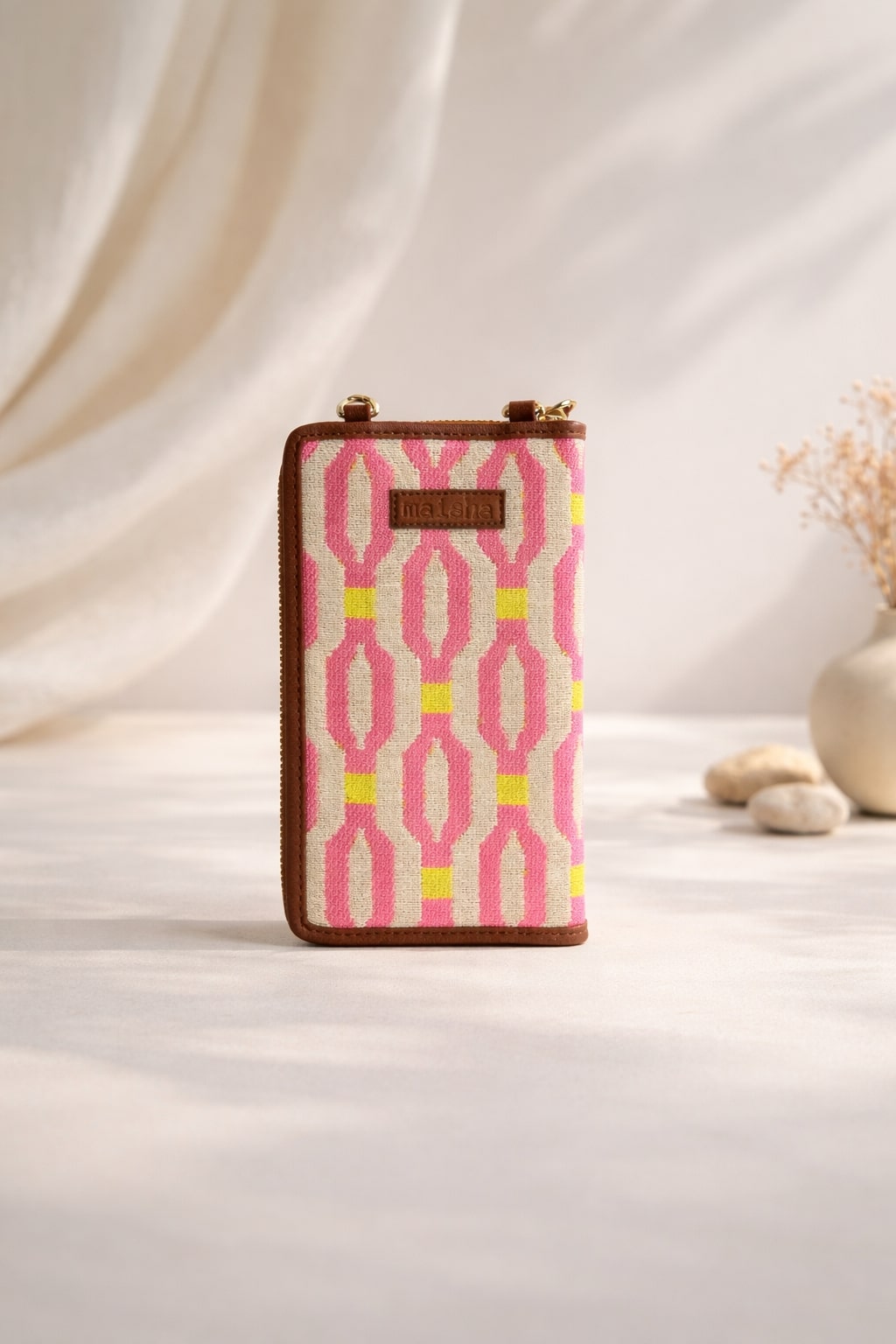 Rose Link Mobile Wallet Sling