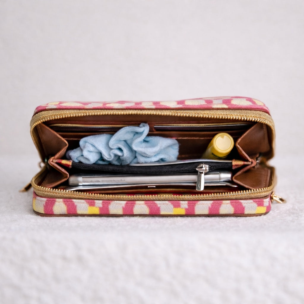 Rose Link Mobile Wallet Sling Combo