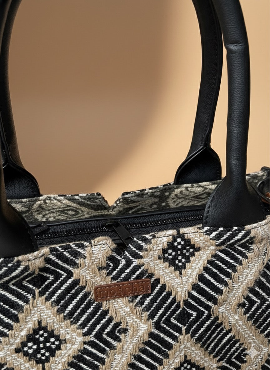 Sahara Grid Box Bag (Large)