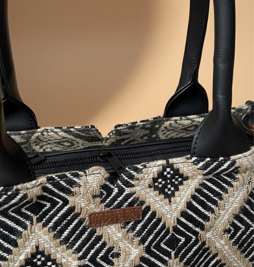 Sahara Grid Box Bag (Large)