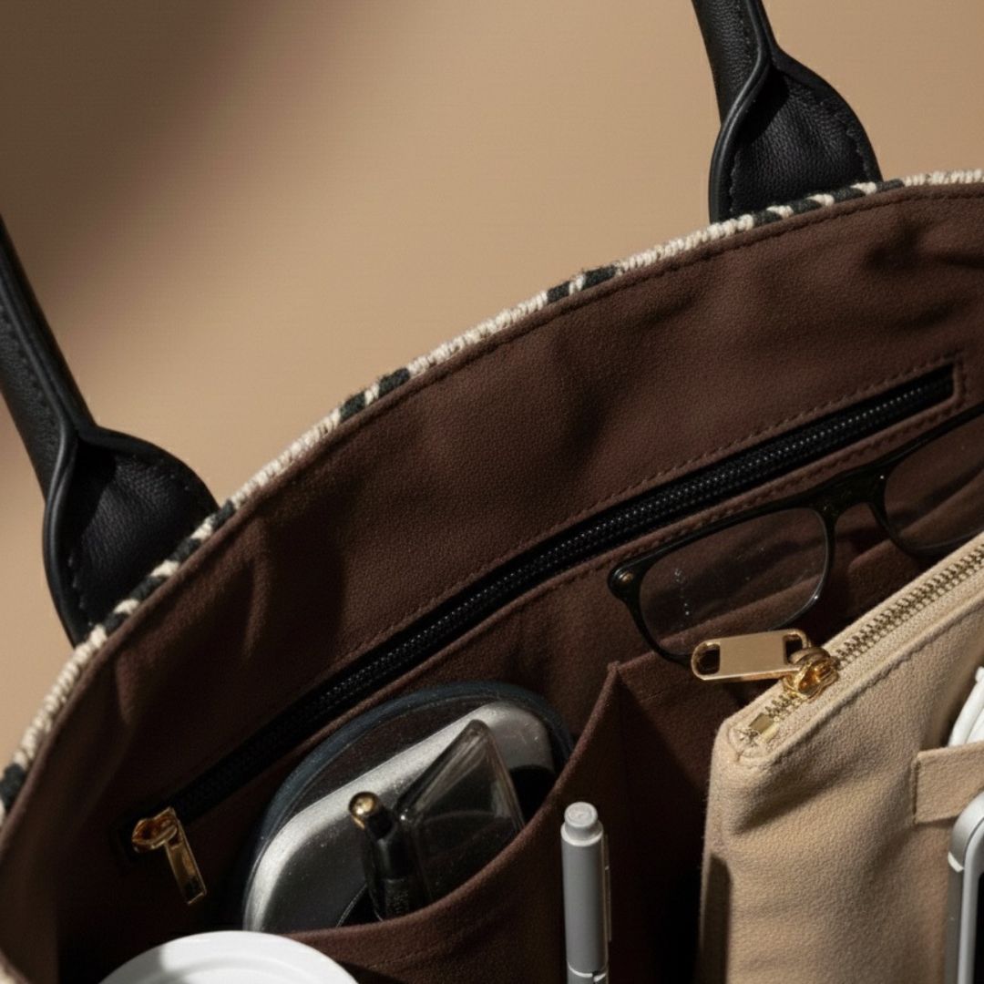 Sahara Grid Box Bag (Medium)