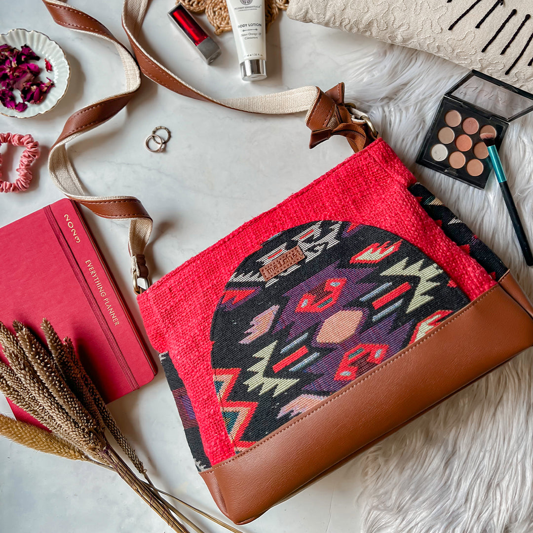 Tribal Weaves Not So Little Sling Bag