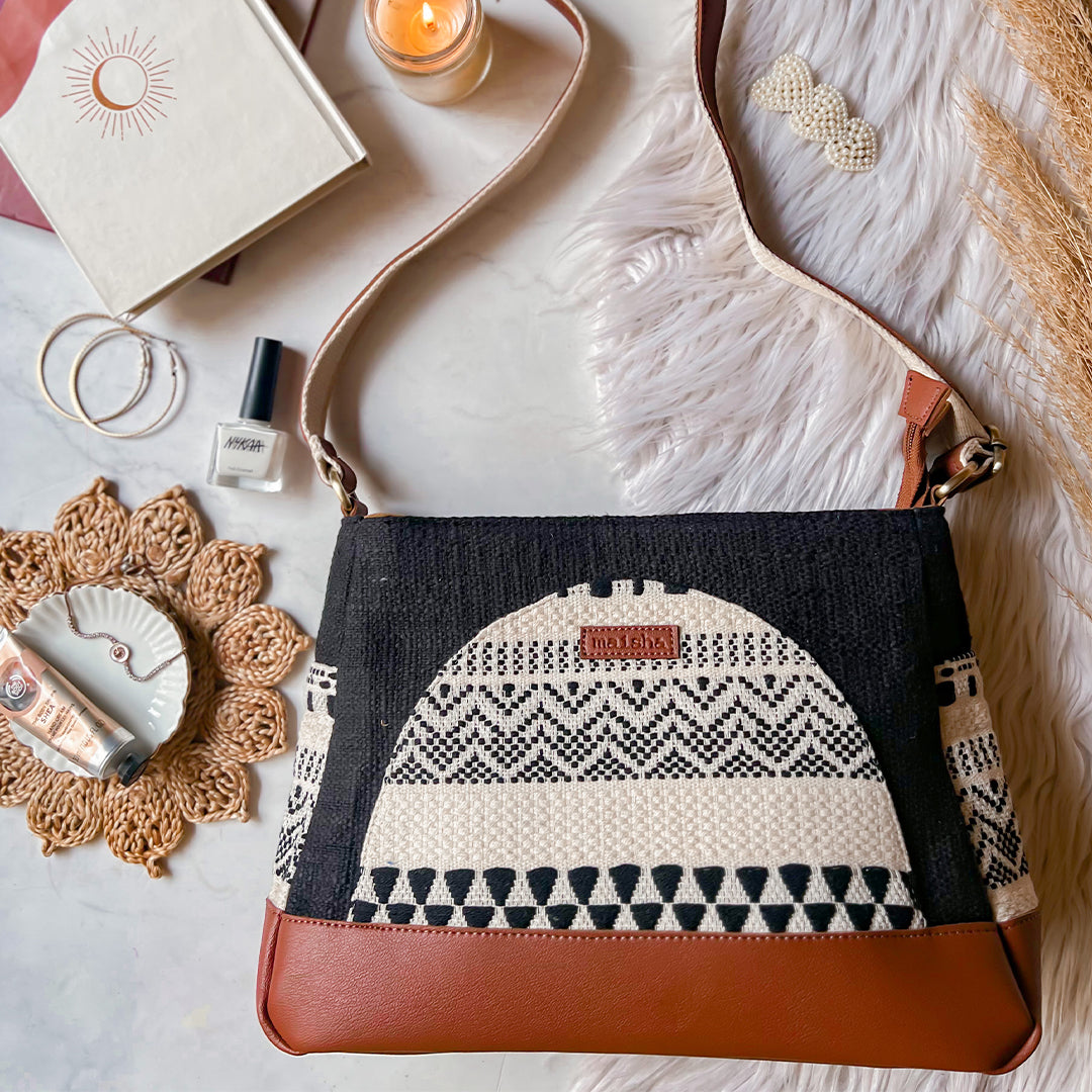 Chirpy Charcoal Not So Little Sling Bag