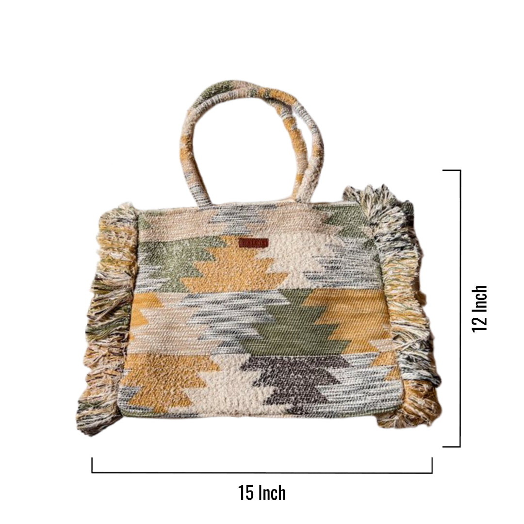 Tropical Fringe Box Bag