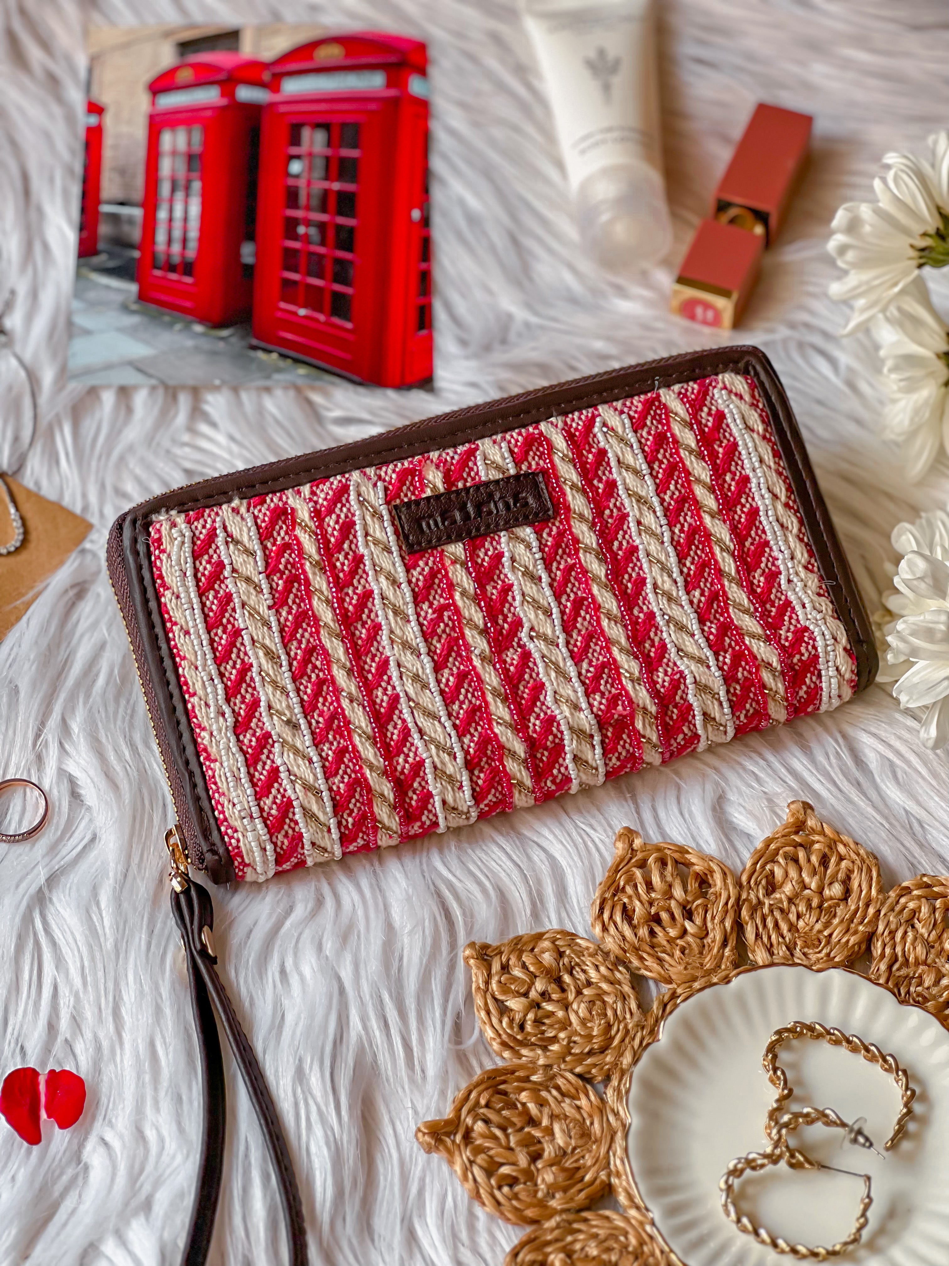 Flaming Scarlet Festive Wallet