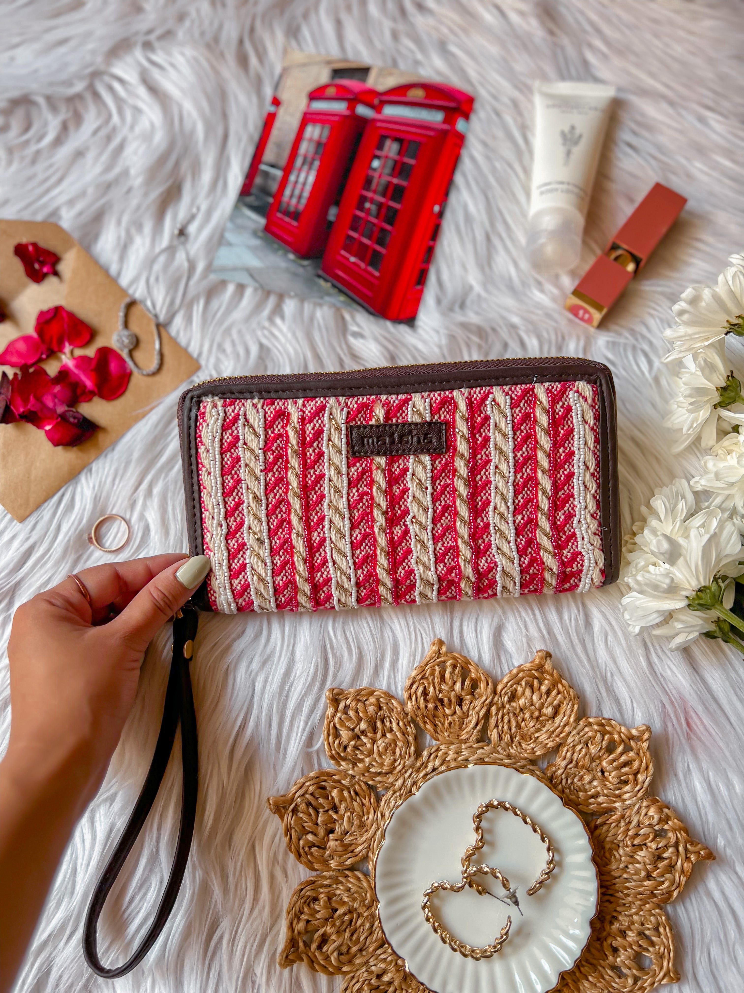 Flaming Scarlet Festive Wallet