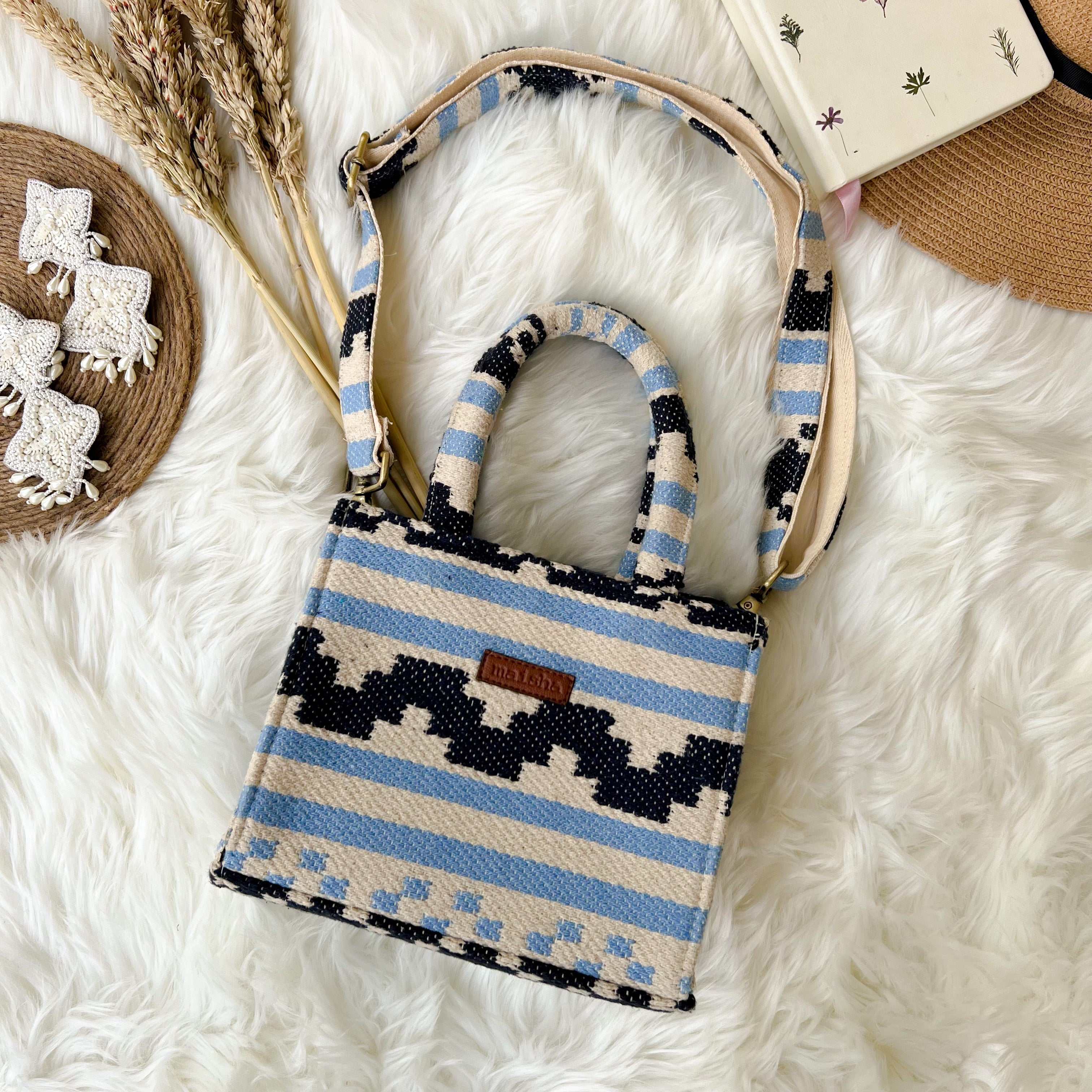 Indigo Blues Box Bag Small