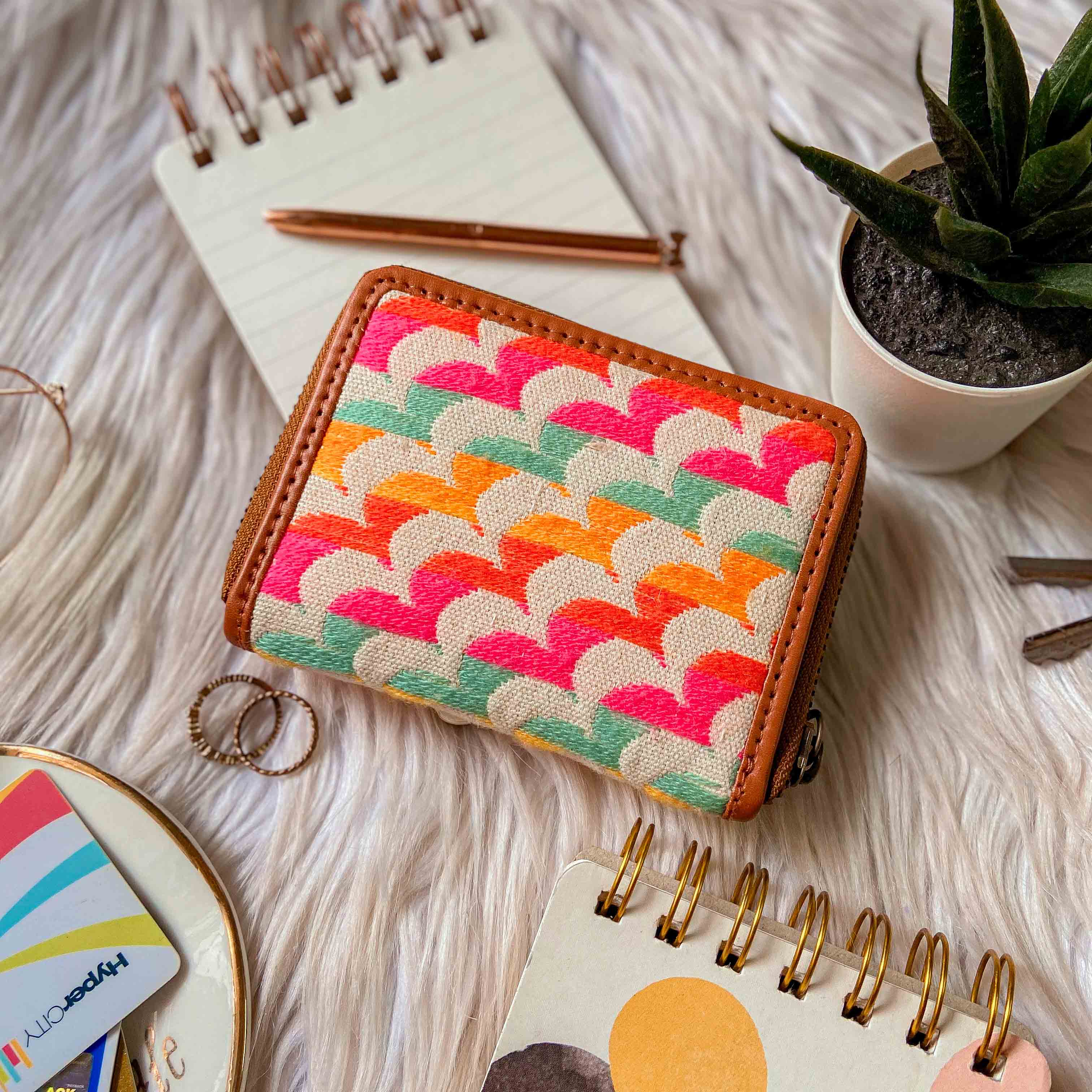 Joyful jam compact wallet