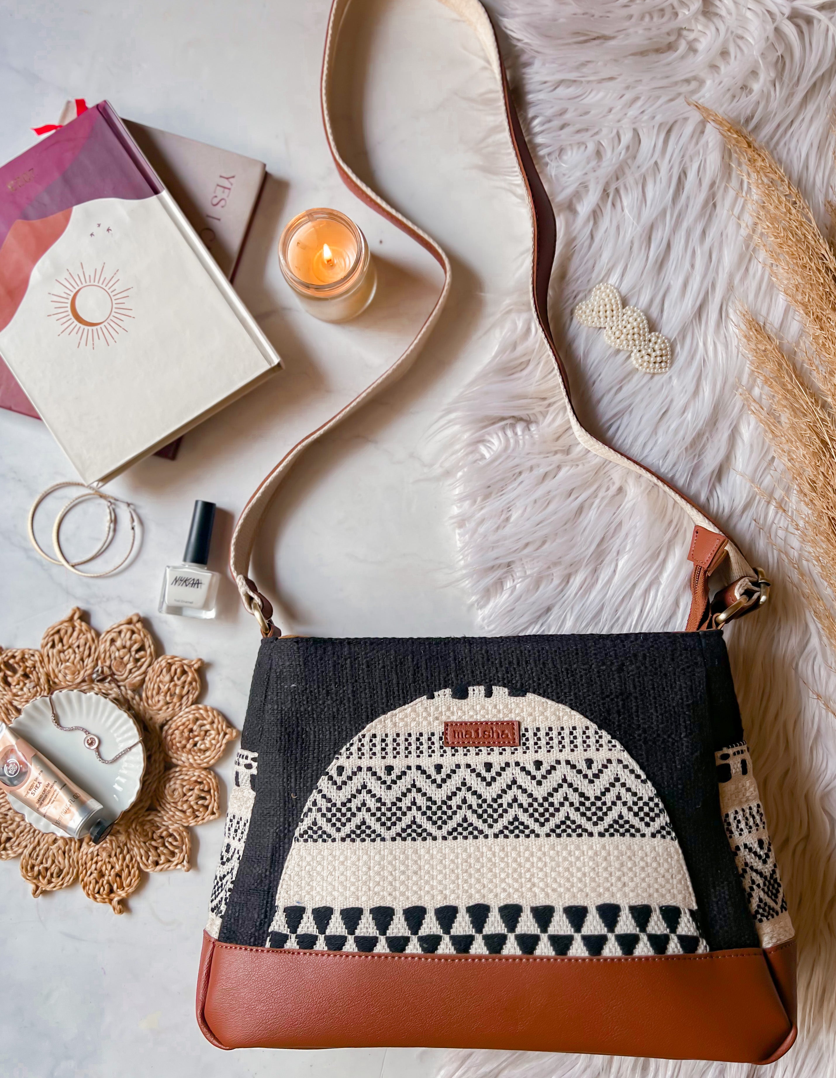 Chirpy Charcoal Not So Little Sling Bag