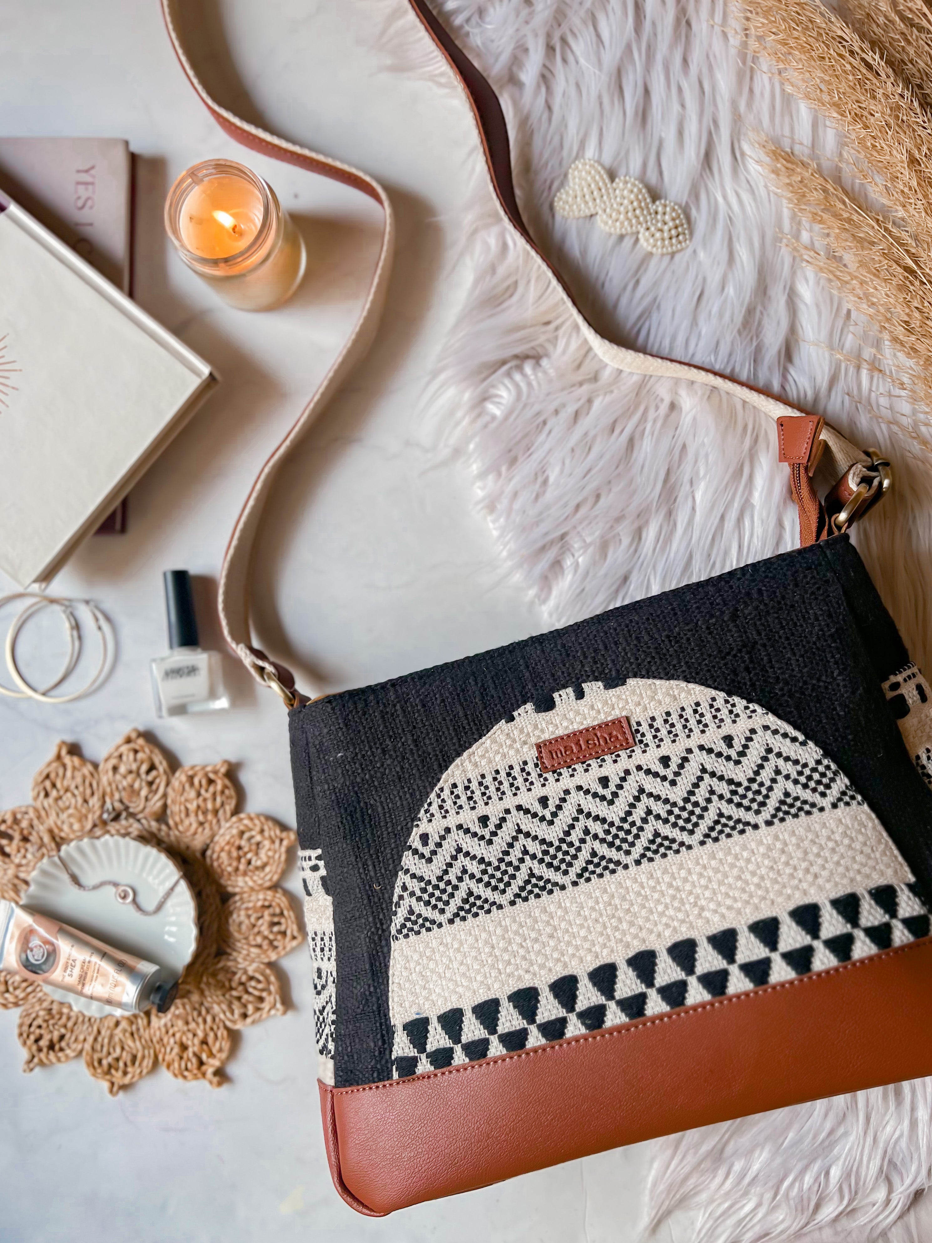 Chirpy Charcoal Not So Little Sling Bag