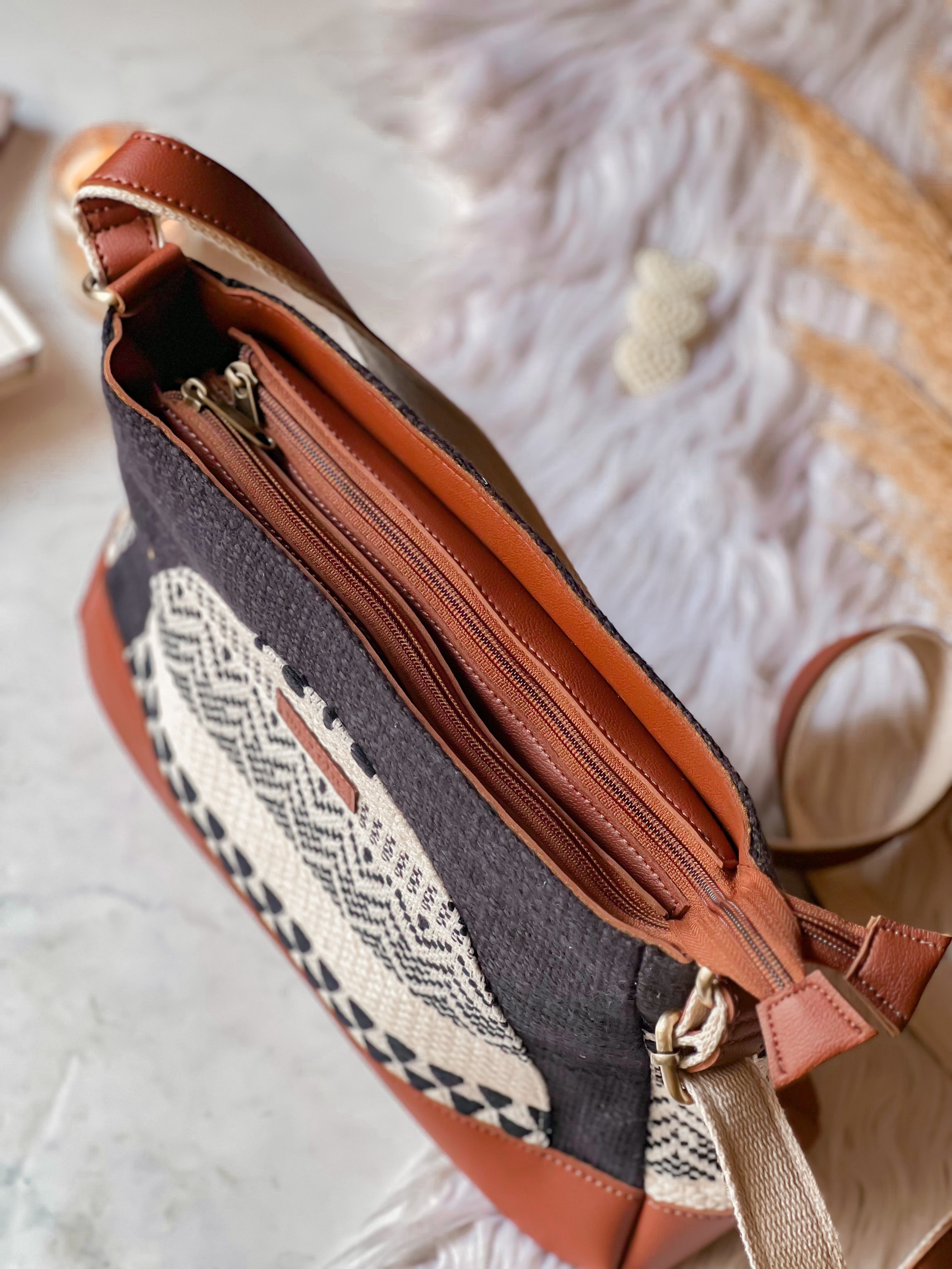 Chirpy Charcoal Not So Little Sling Bag