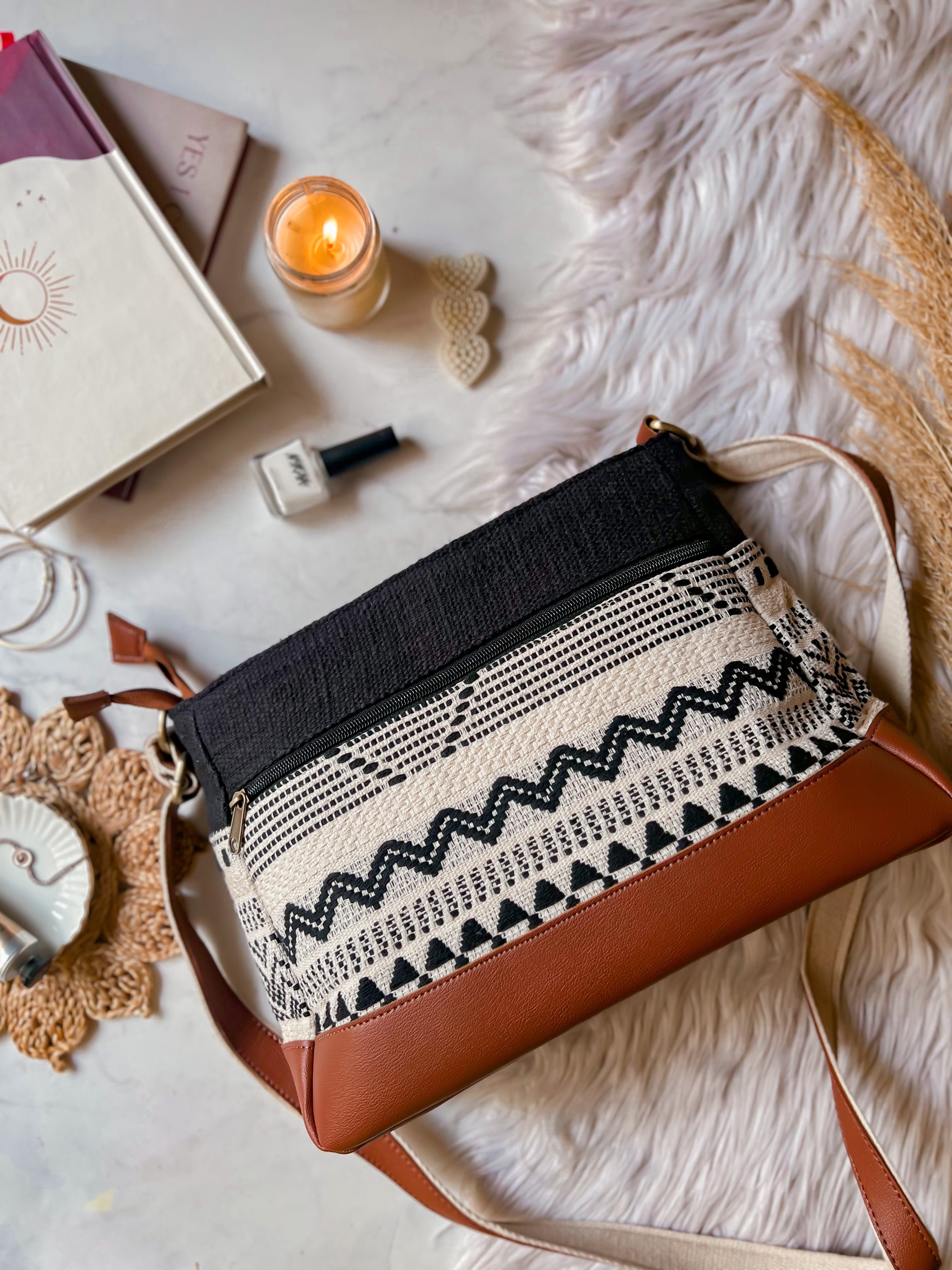 Chirpy Charcoal Not So Little Sling Bag