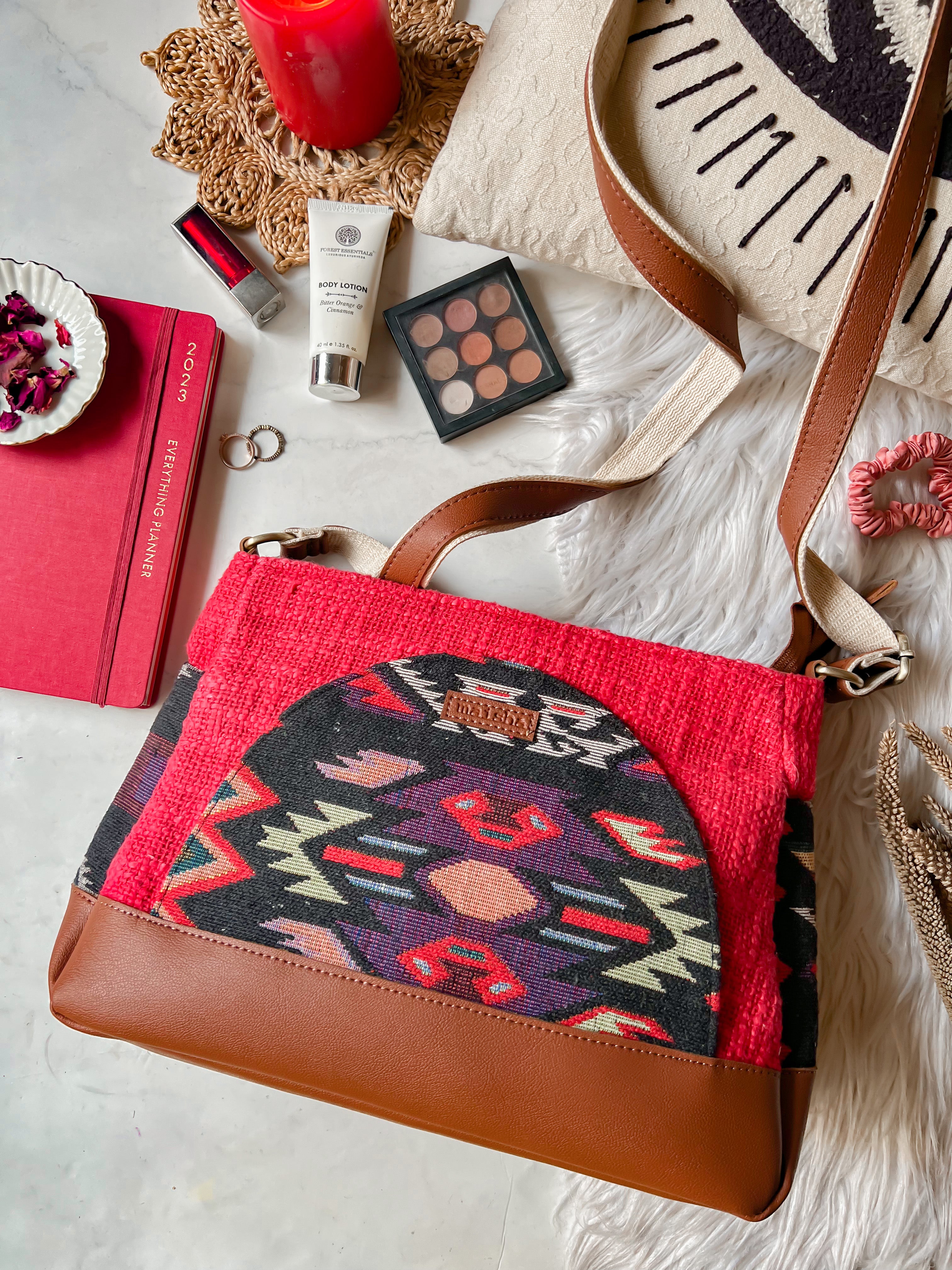 Tribal Weaves Not So Little Sling Bag