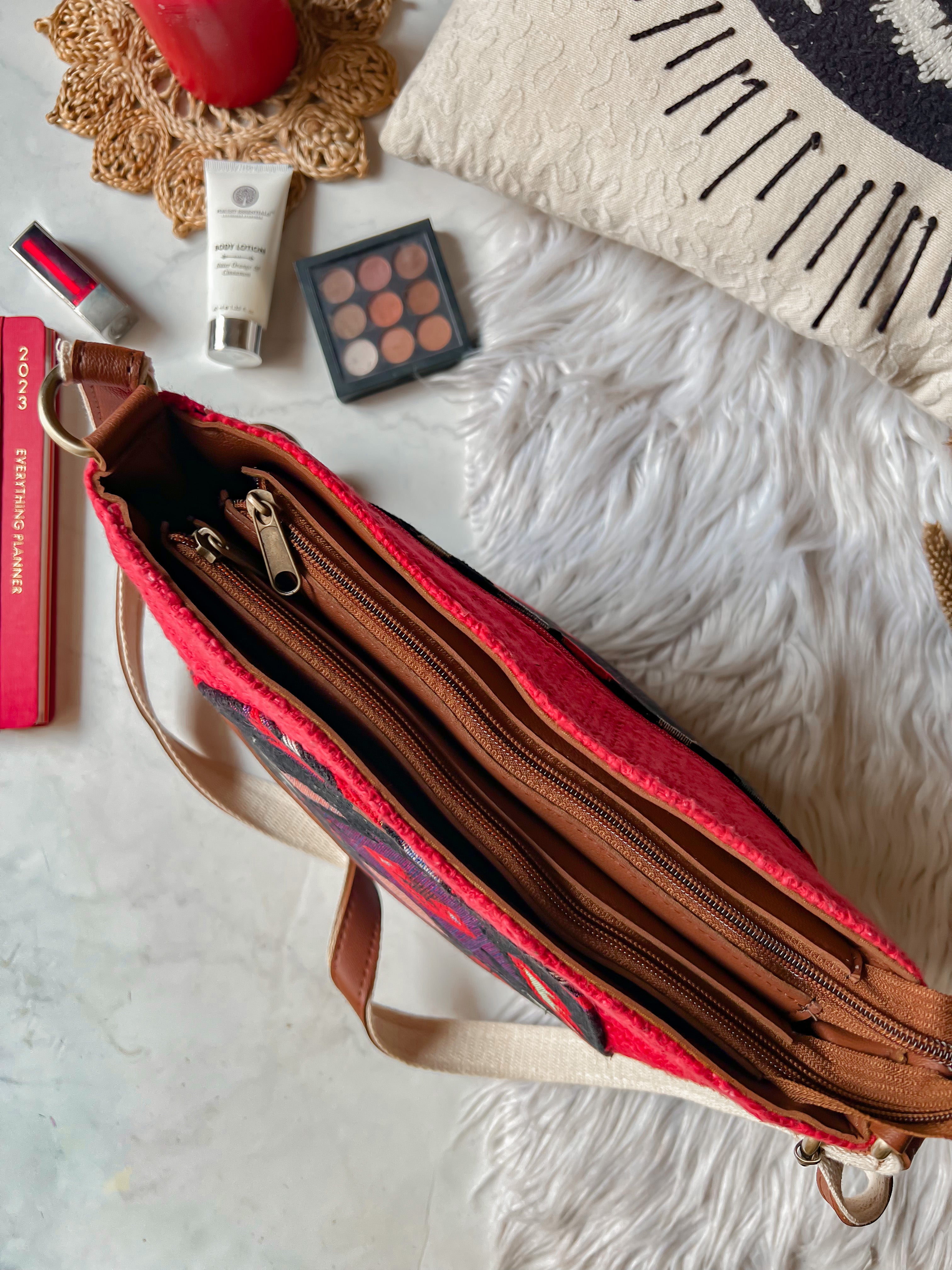 Tribal Weaves Not So Little Sling Bag