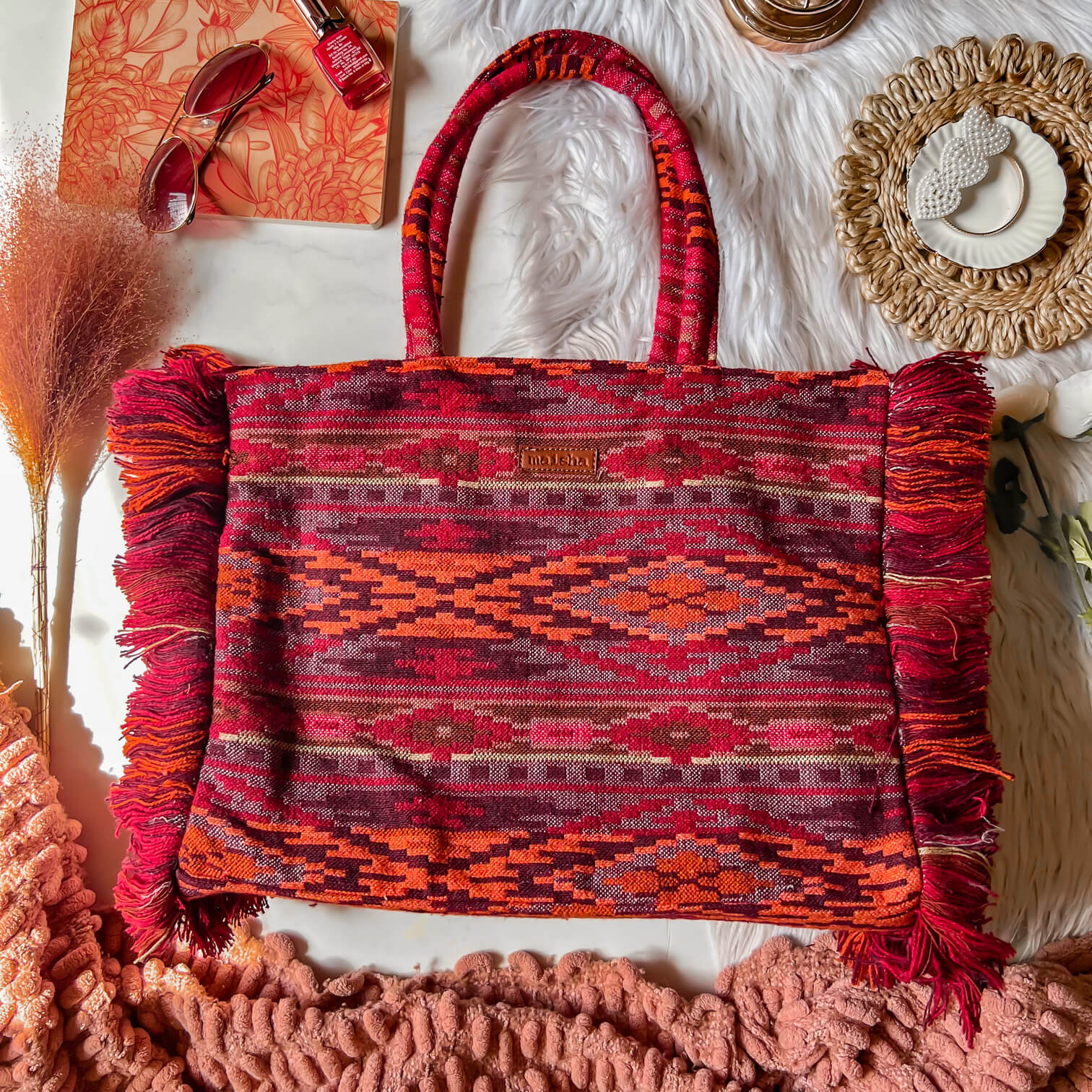 Turkish Drama Ruffle Box Bag