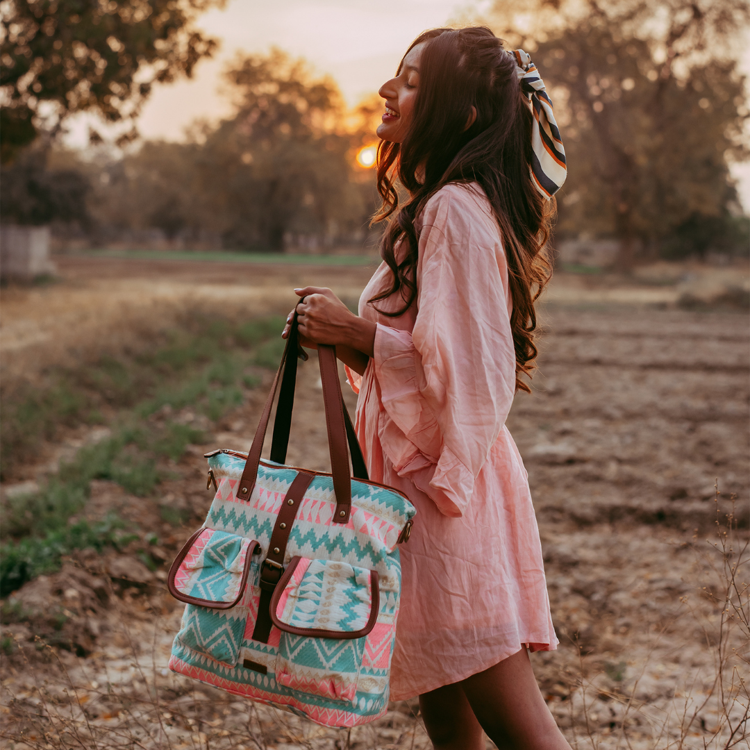 Two Pocket Jacquard Bags