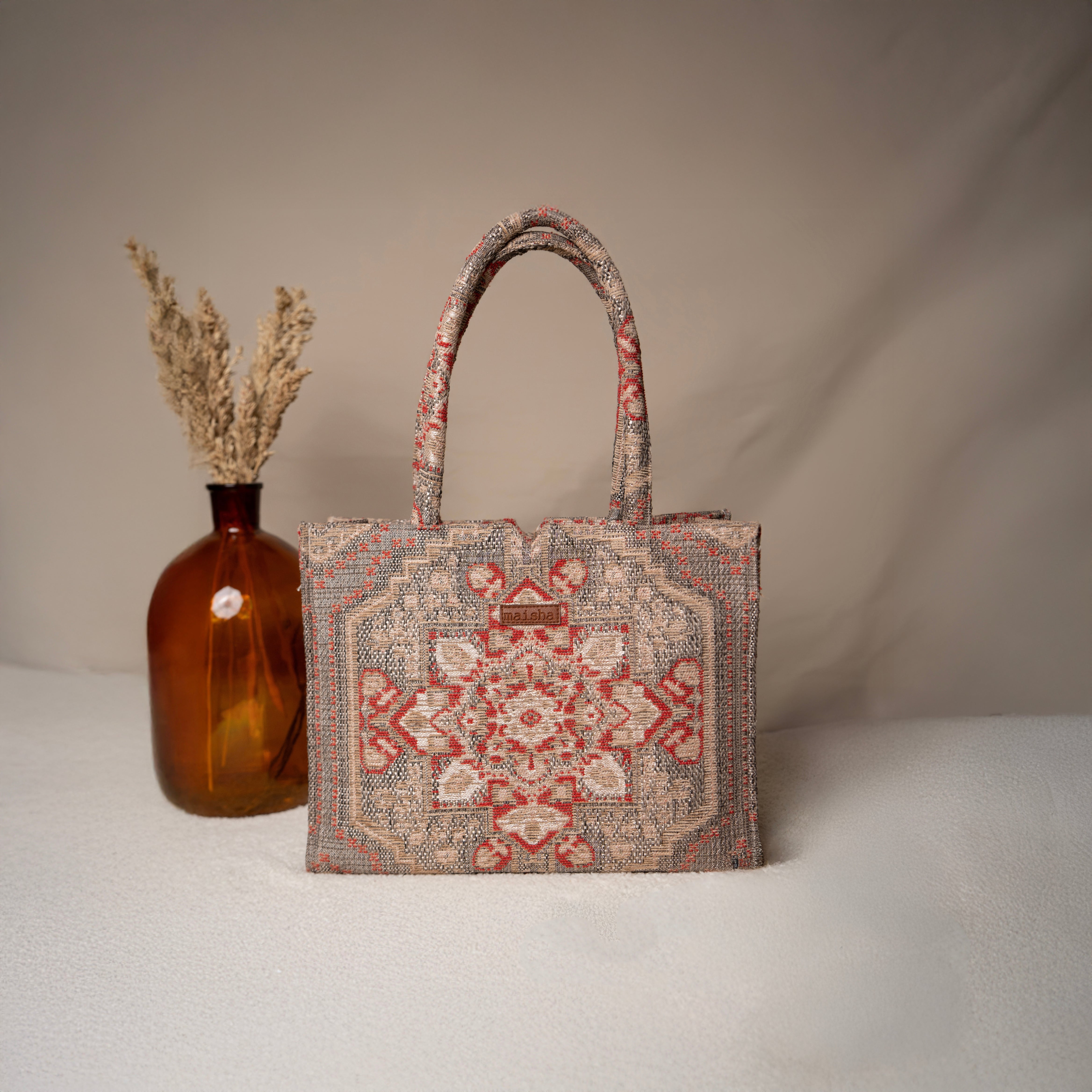 Vintage Hues Medium Box Bag (MEDIUM) - Maisha Lifestyle