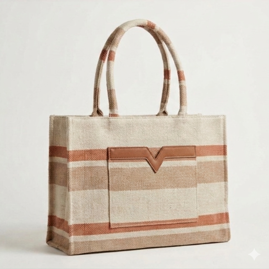 Vintage Brown Box Bag (LARGE)