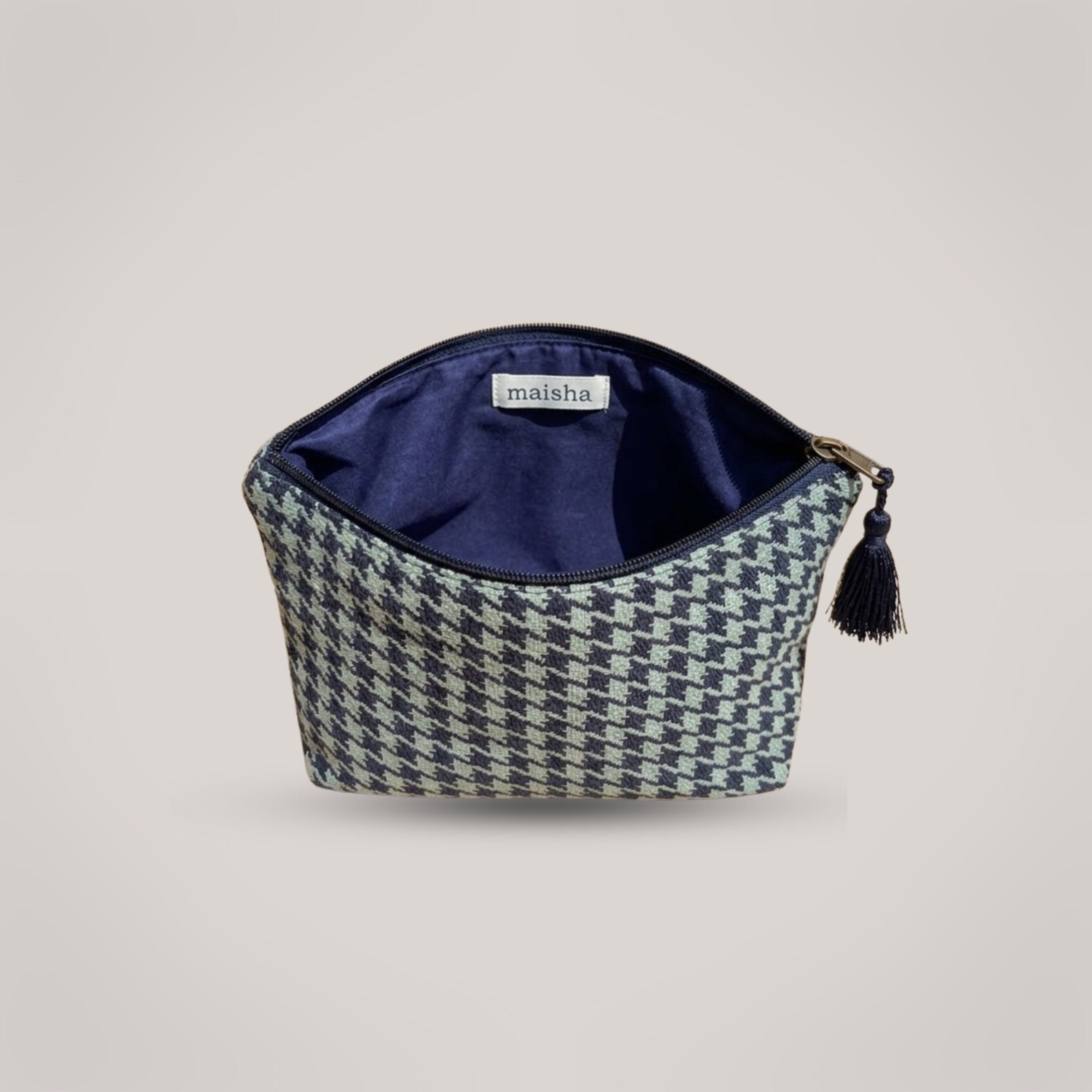 Teal Waves Maxi Pouch