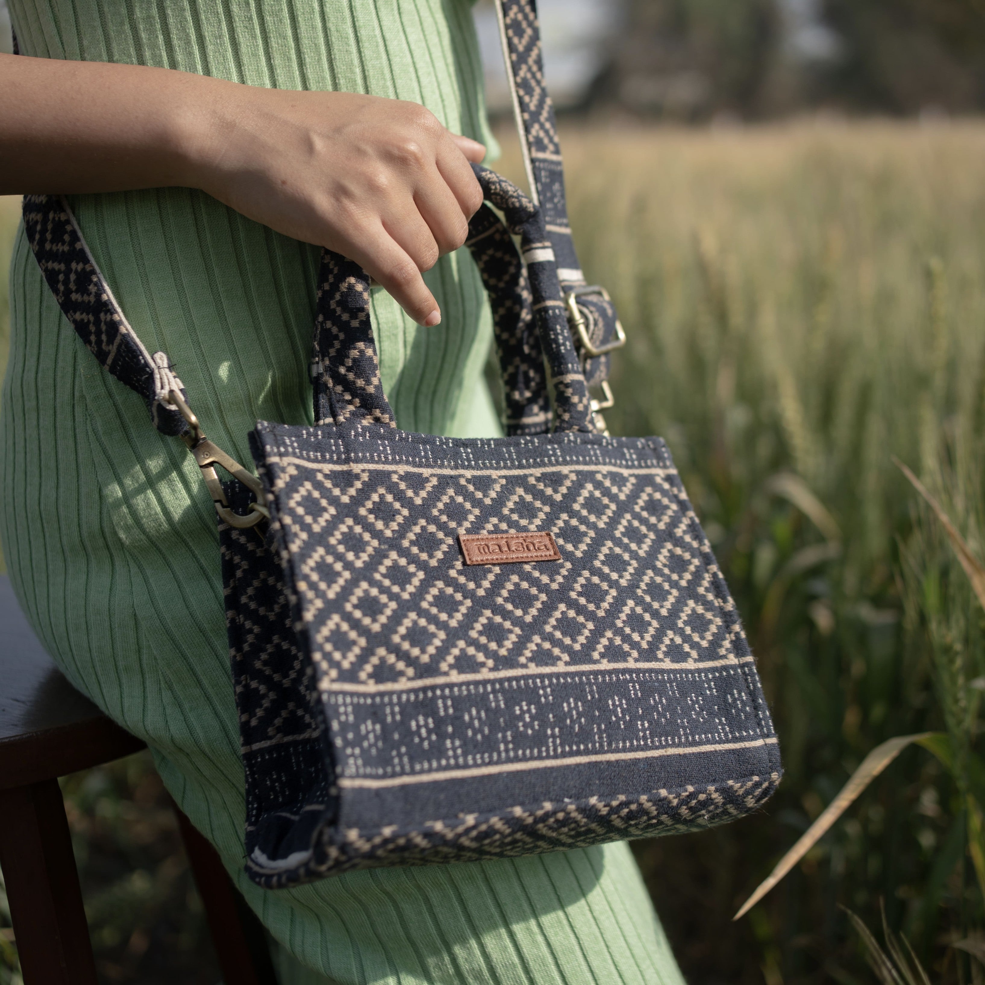 Moroccan Madness Box Bag (SMALL)