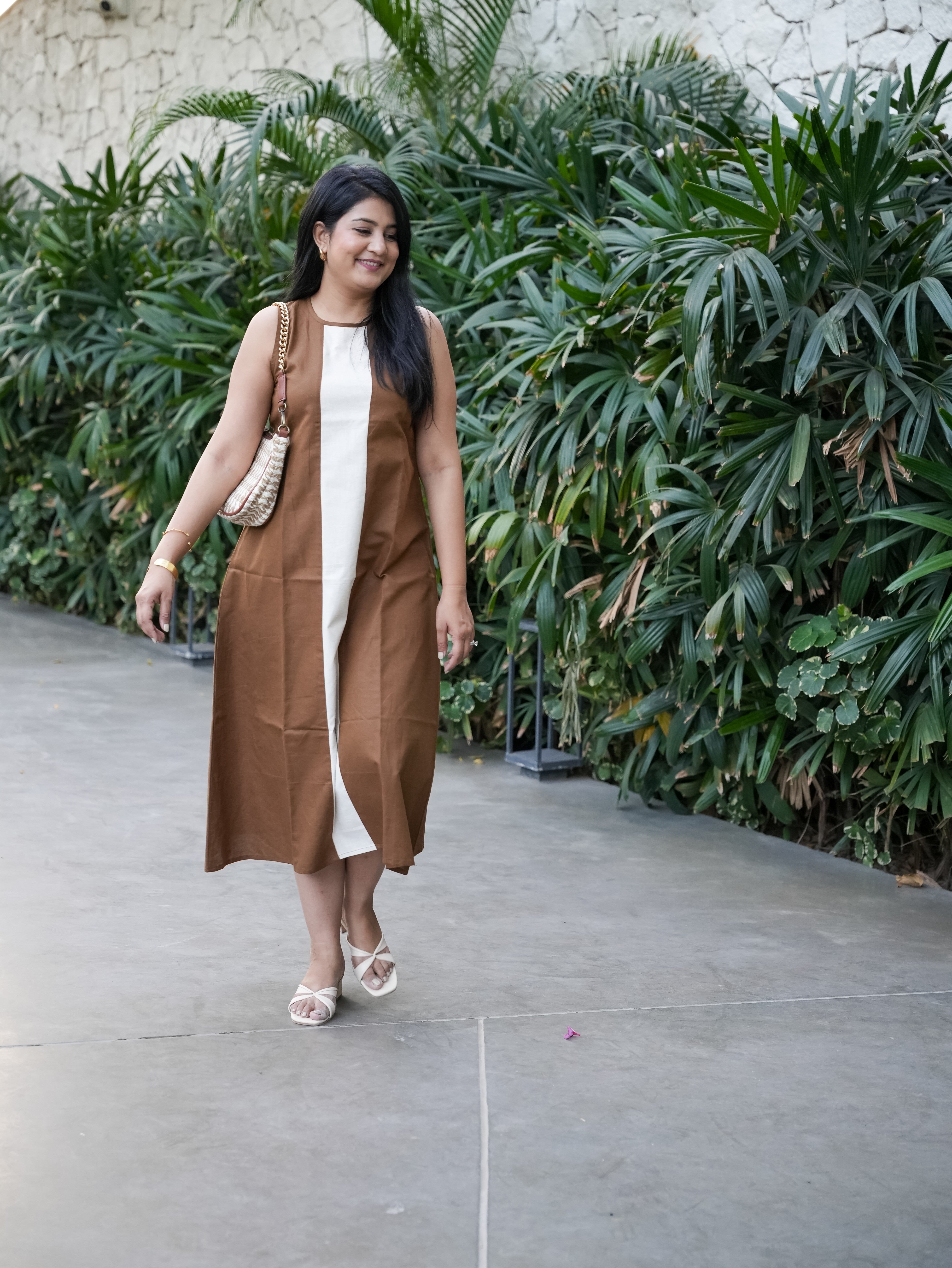 Brown Chromatic Charm Dress