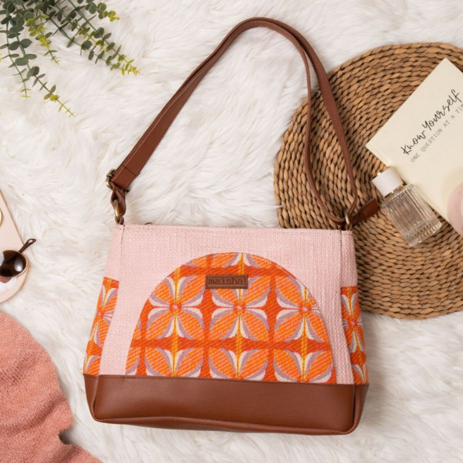 Pumpkin Petal Not So Little Sling Bag