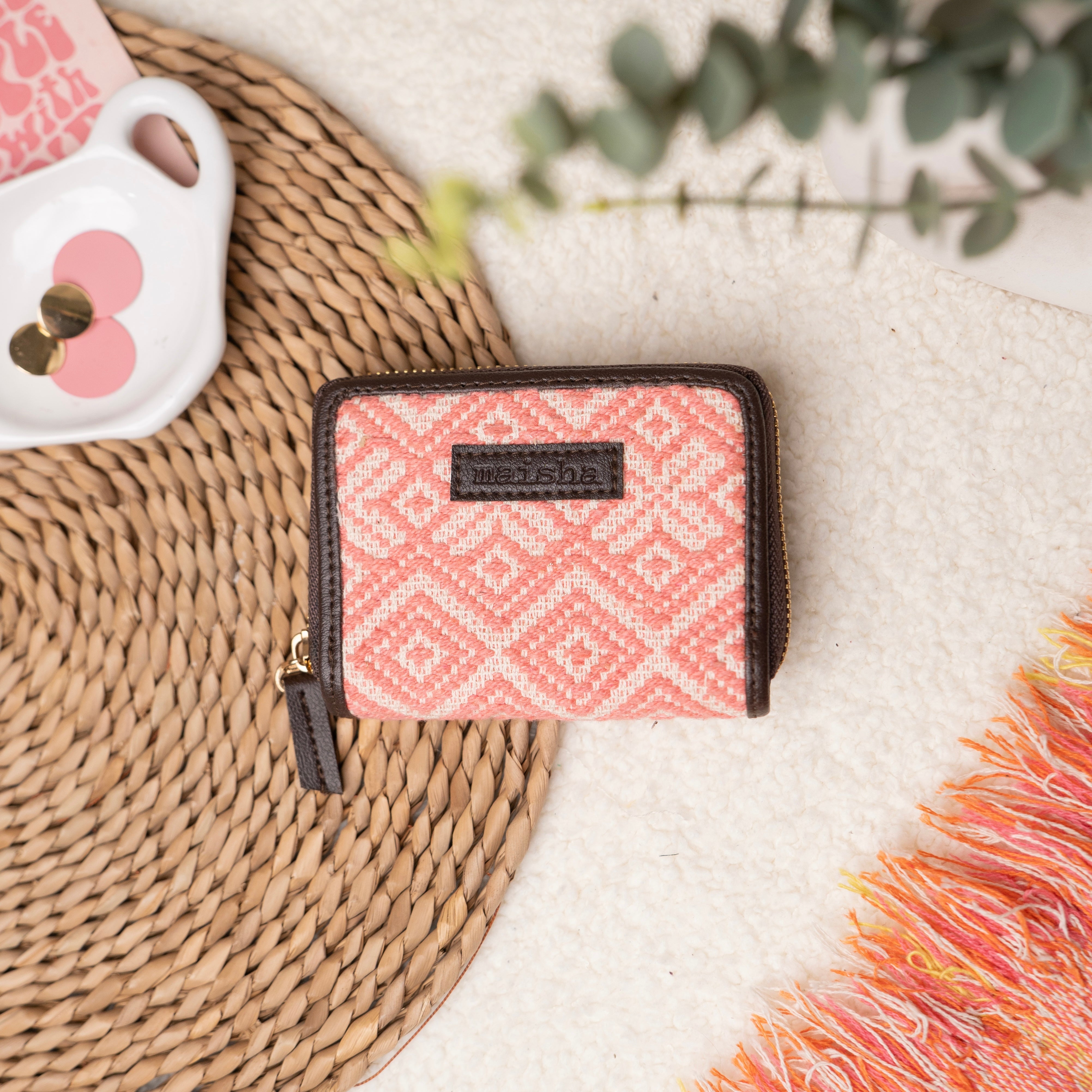 Blush Bloom Compact Wallet
